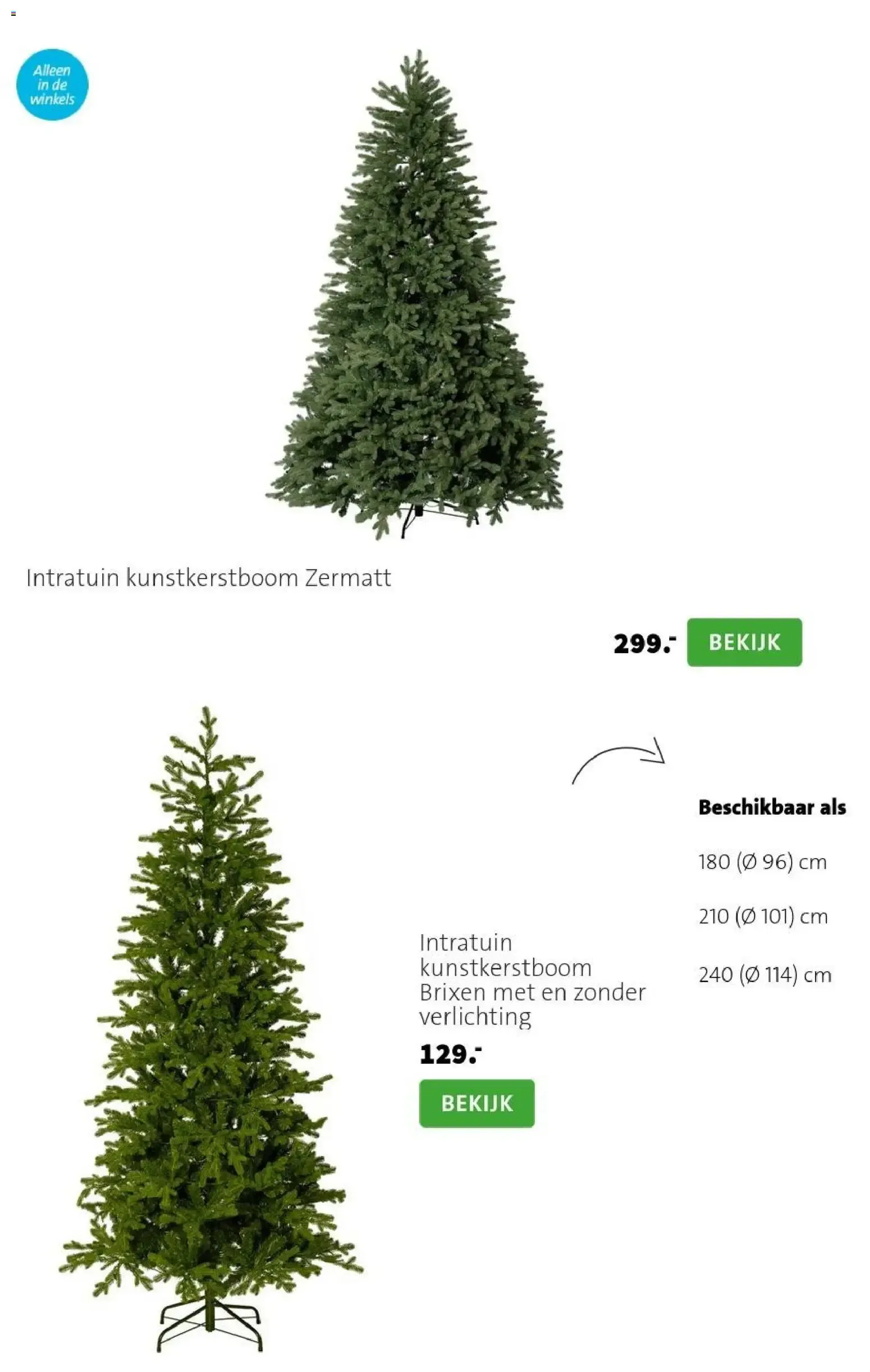 Intratuin Kunst kerst bomen Collectie 2026 van 9 oktober tot 23 december 2026 - Folder pagina 13