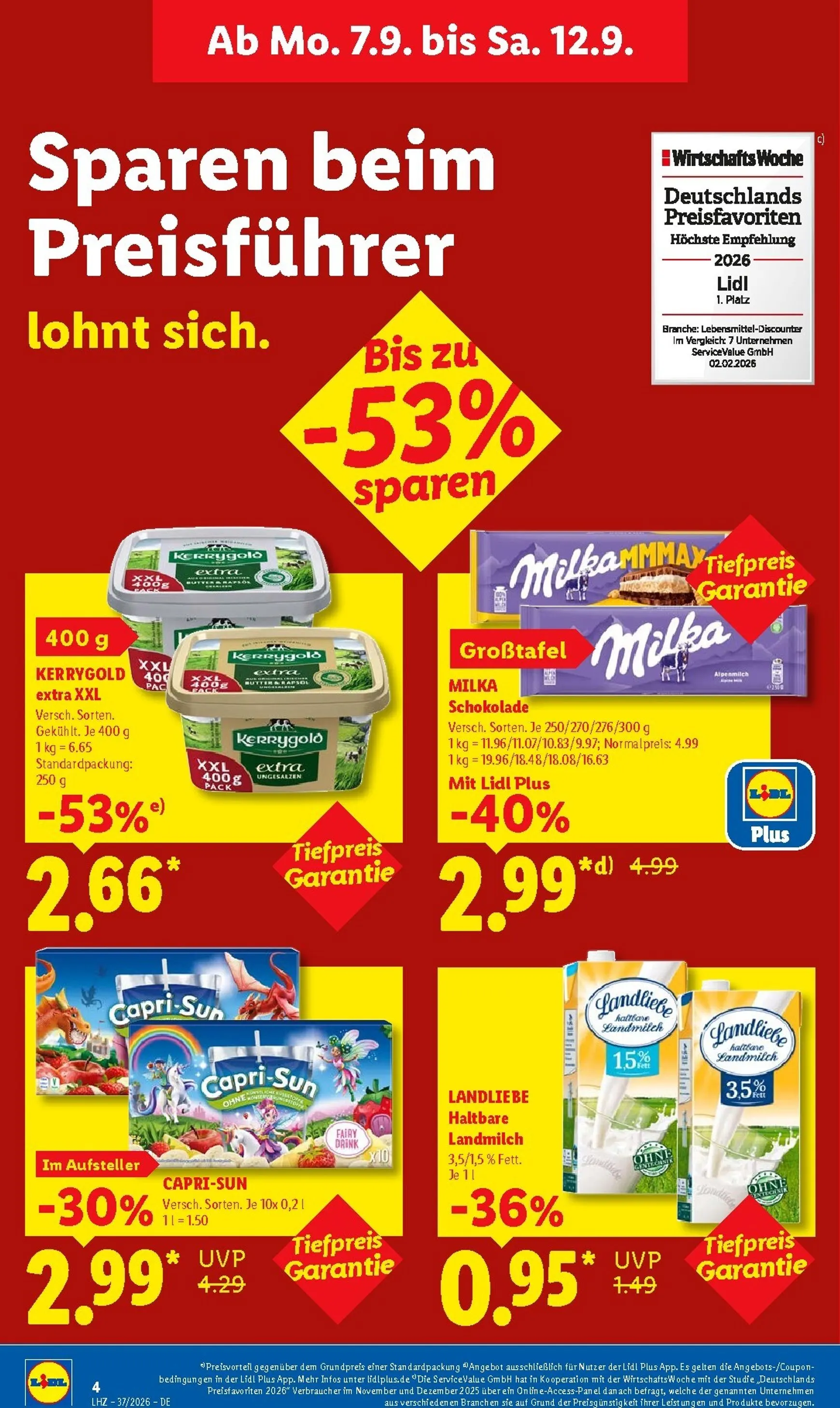 Lidl Prospekt – von Montag 07.09.2026 bis Samstag 12.09.2026 von 7. September bis 12. September 2026 - Prospekt seite 15