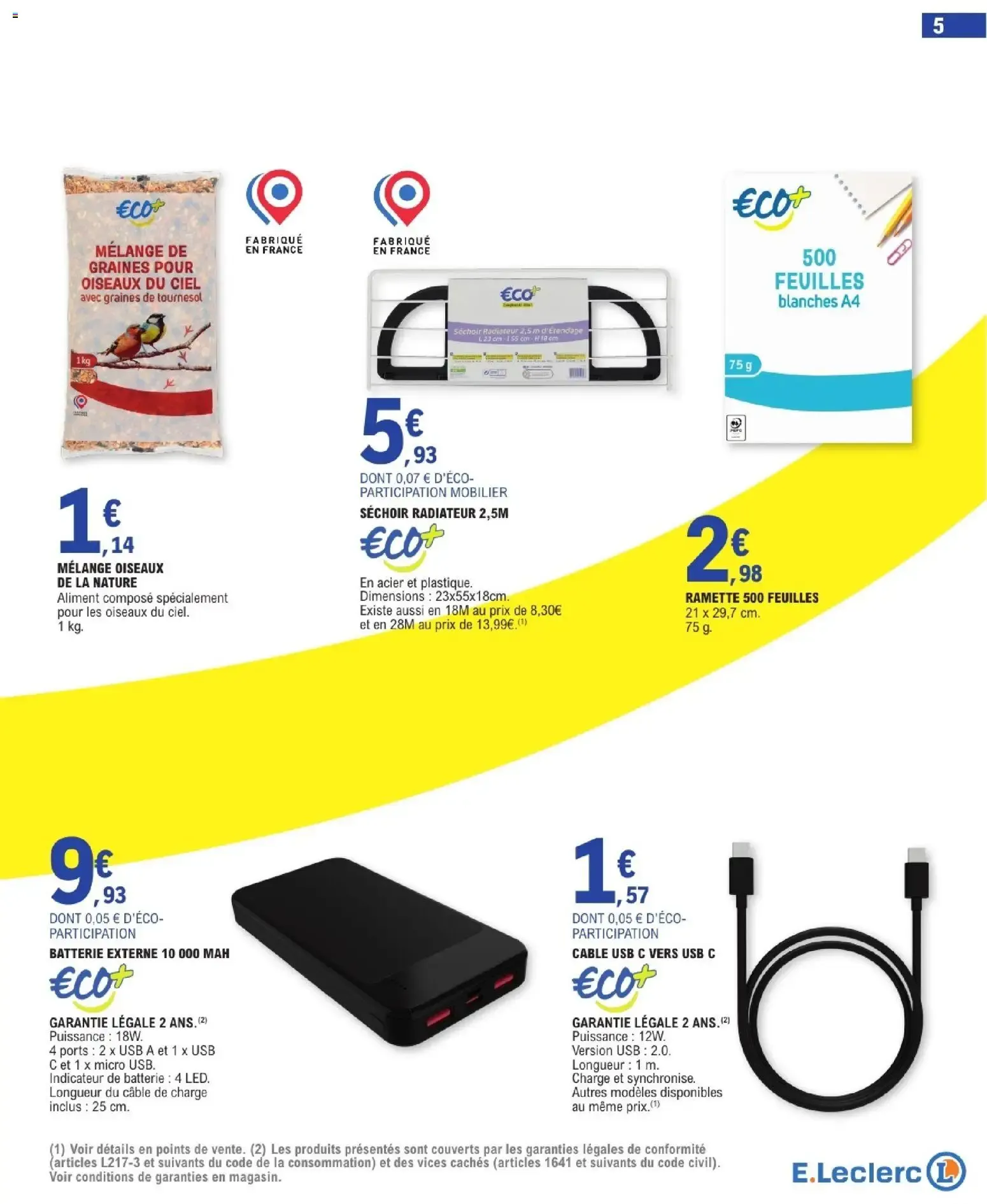 LES PLEINS POUVOIRS D'ACHAT du 22 septembre au 3 octobre 2026 - Catalogue page 5