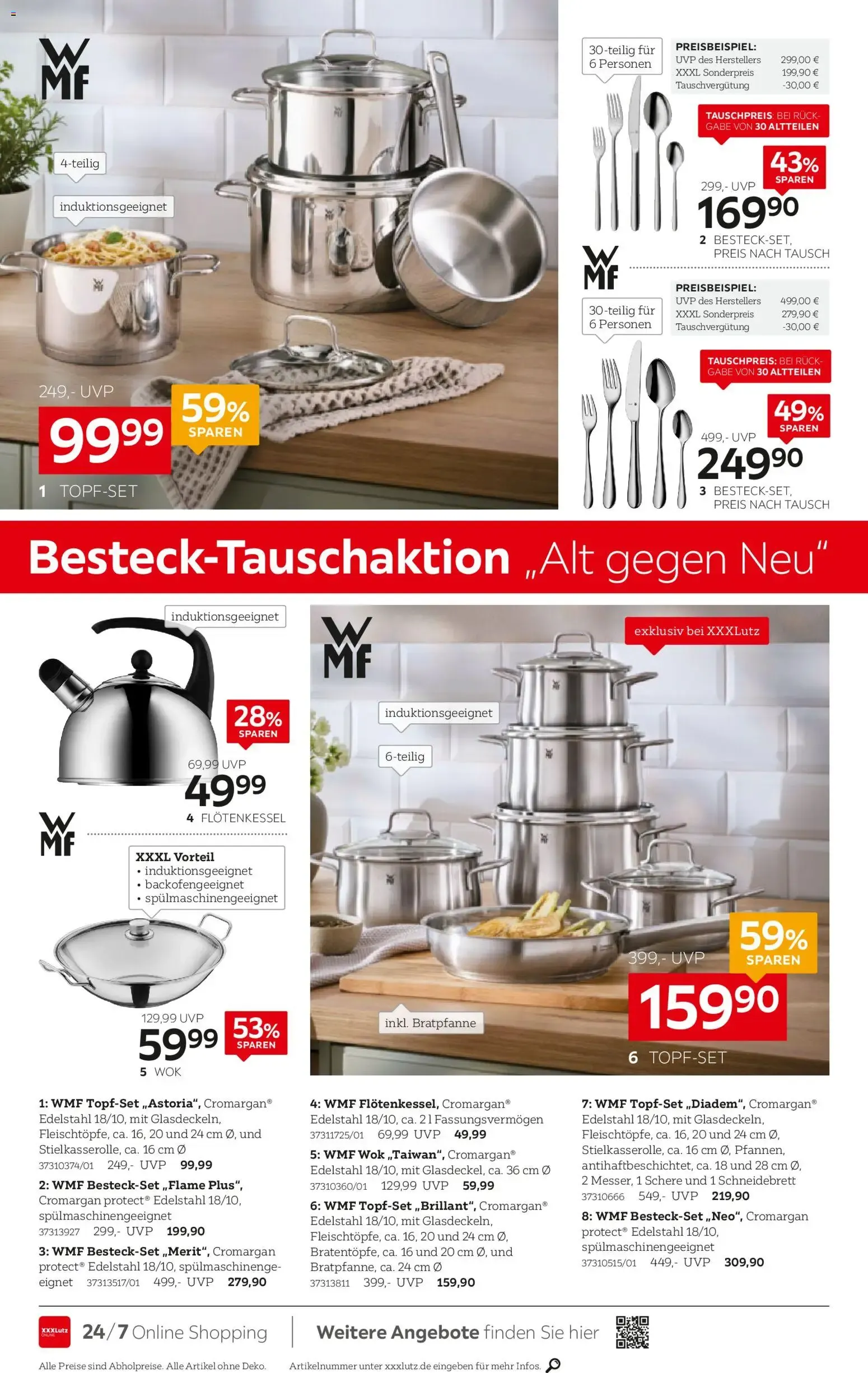 XXXLutz „Alt gegen Neu" Besteck-Tauschaktion von 10. Oktober bis 24. Oktober 2026 - Prospekt seite 2