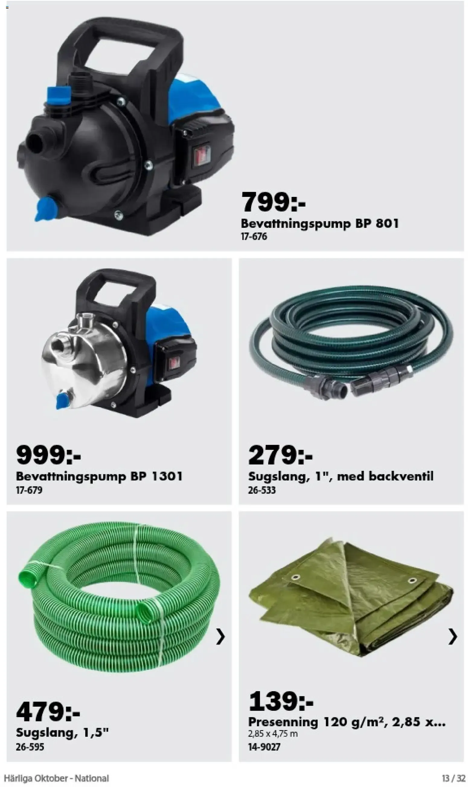 Biltema från 25 september till 22 oktober 2026 - Reklamblad sidor 13