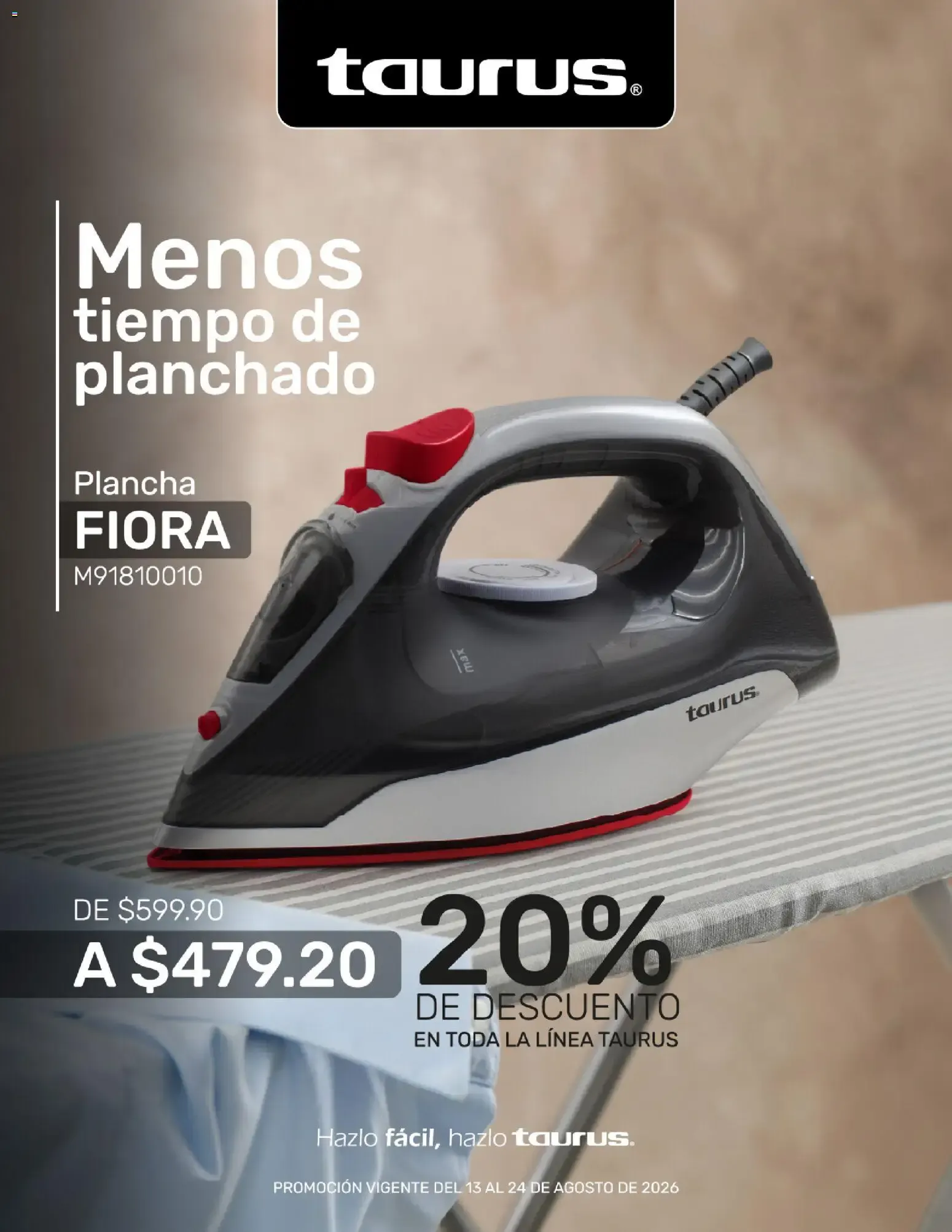 Catálogo de Taurus: Wafflera BÉLGICA UP (Waffles más grandes y esponjosos) con 20% de descuento 13 de agosto al 24 de agosto 2026 - Pagina 3