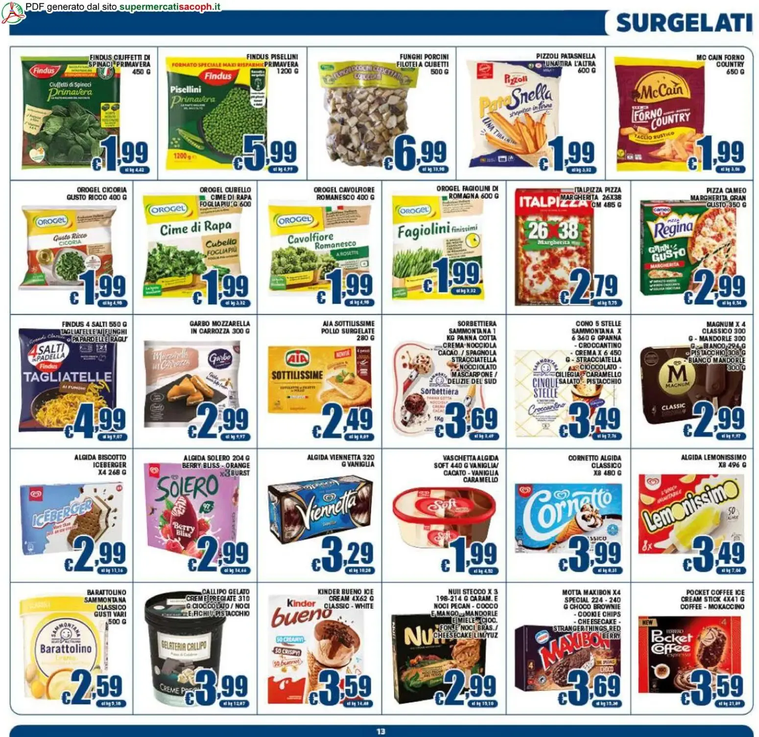 Sacoph - Speciale Gelati da 22 luglio a 30 luglio di 2026 - Pagina del volantino 12