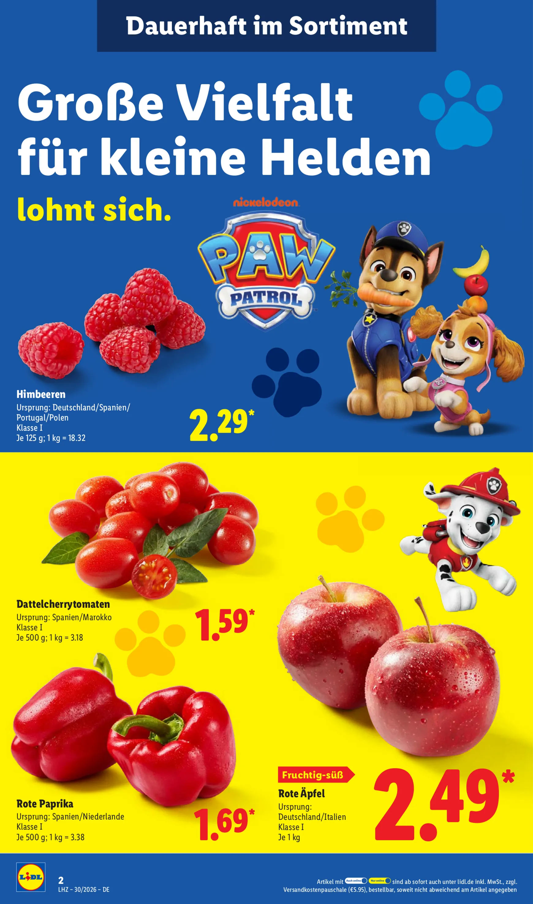 Lidl: Sparen beim Preisführer von 20. Juli bis 25. Juli 2026 - Prospekt seite 2