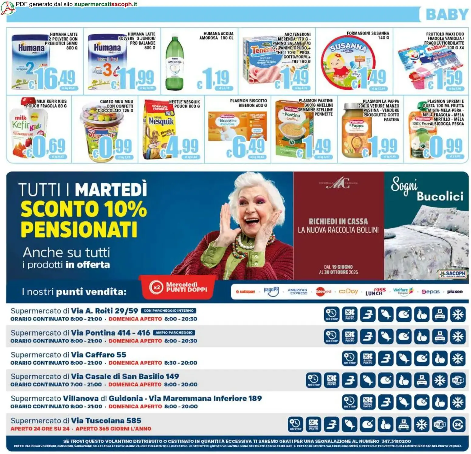 Sacoph volantino dal 21/08/2026 - online Offerte da 21 agosto a 1 settembre di 2026 - Pagina del volantino 20