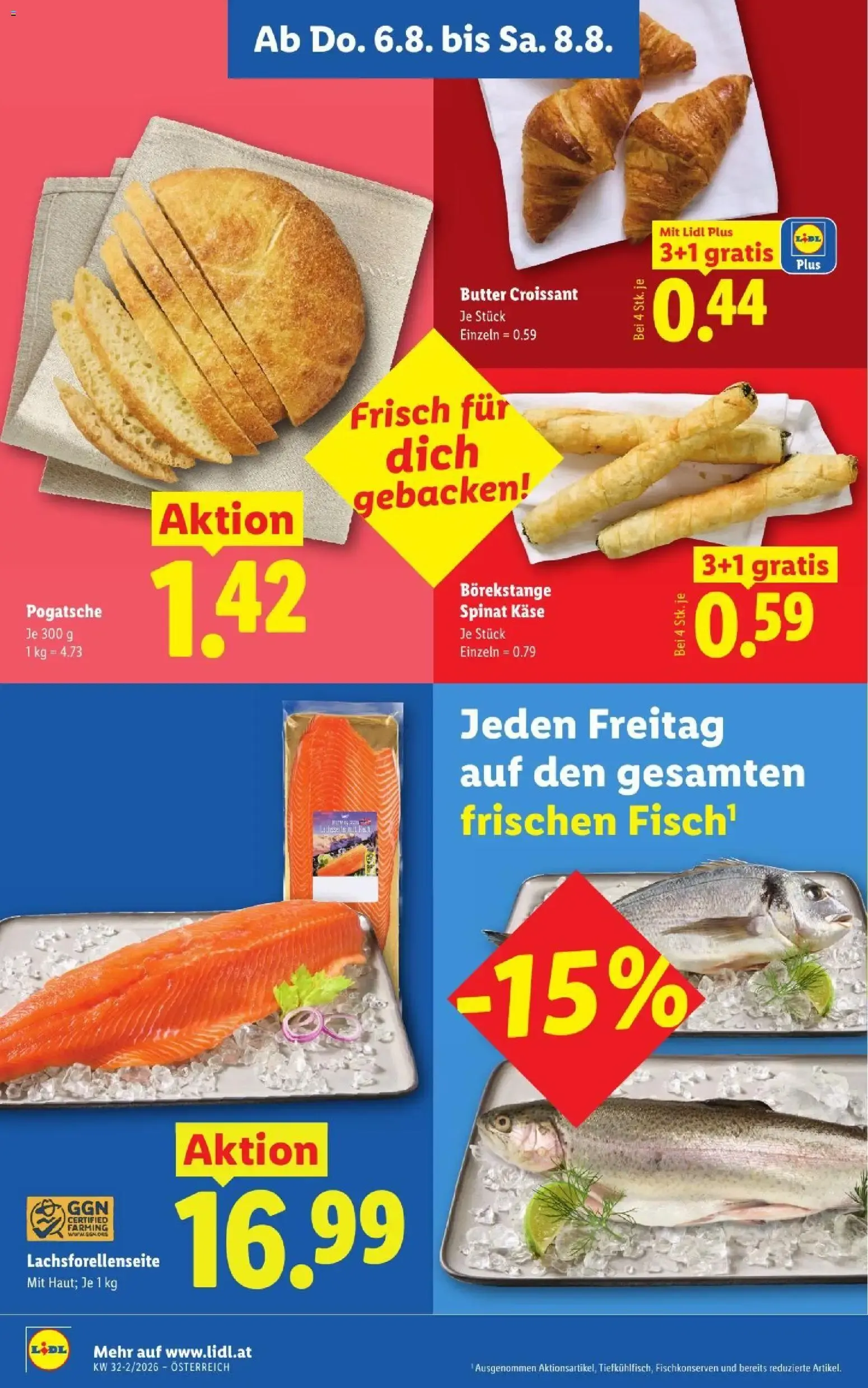 Mit Lidl Plus Österreichs günstigste Preise von 6. August bis 8. August 2026 - Flugblätt seite 8