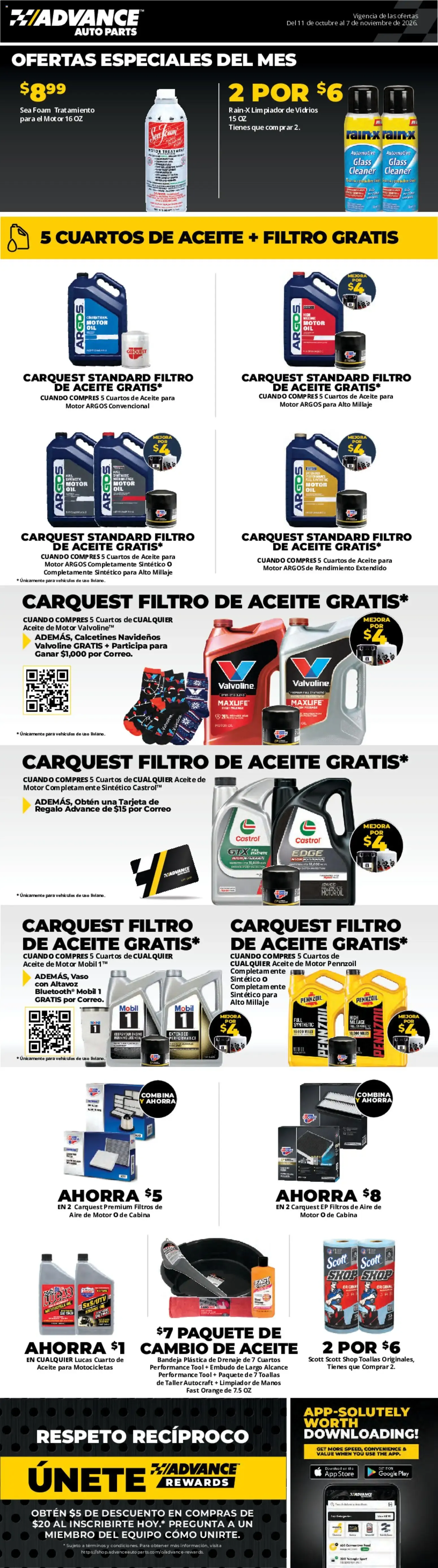 Weekly ad Ofertas Especiales del Mes from October 11 to November 7 2026 - Page 1