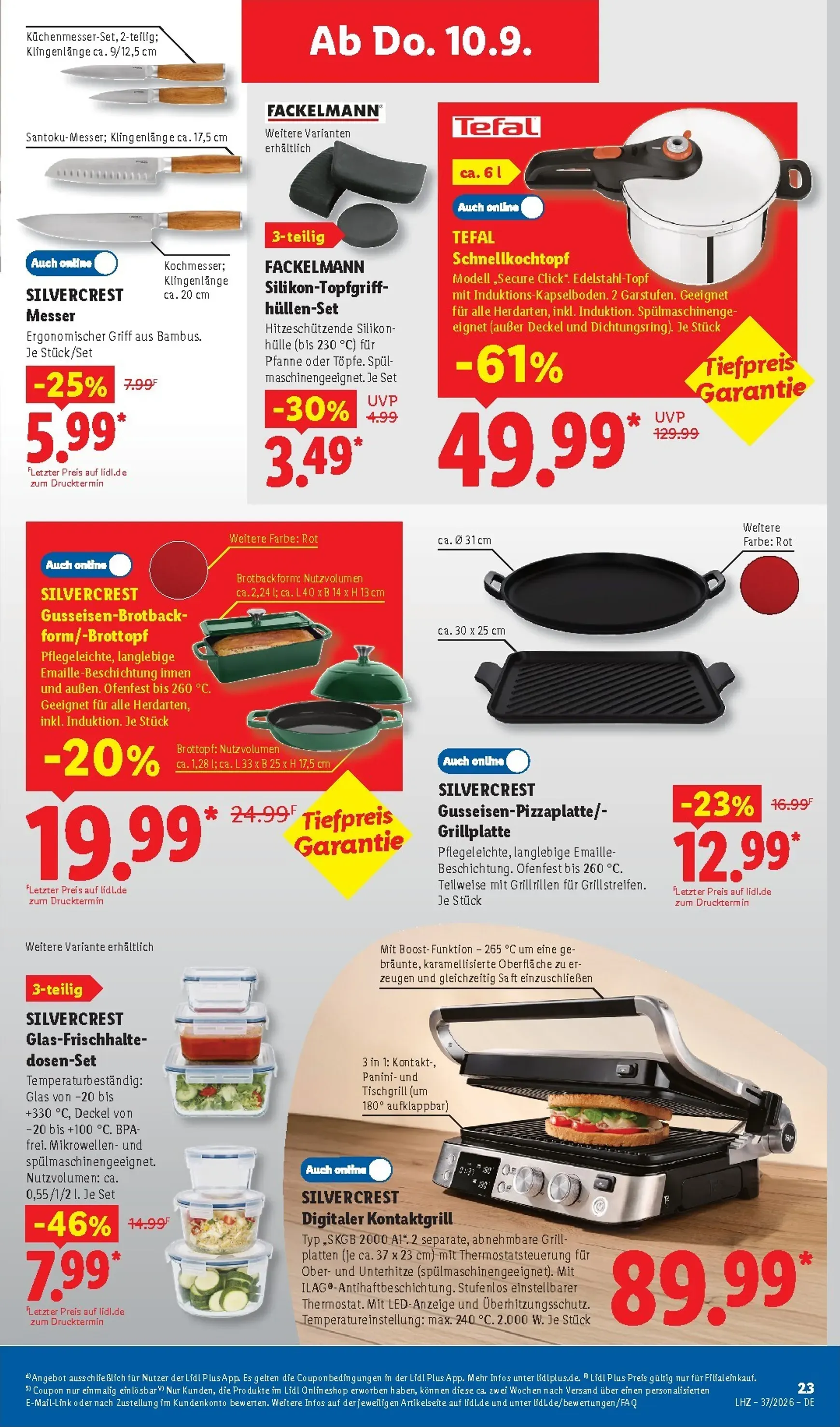Lidl - Nonfood Prospekt nächste Woche – von Montag 07.09.2026 bis Samstag 12.09.2026 von 7. September bis 12. September 2026 - Prospekt seite 23