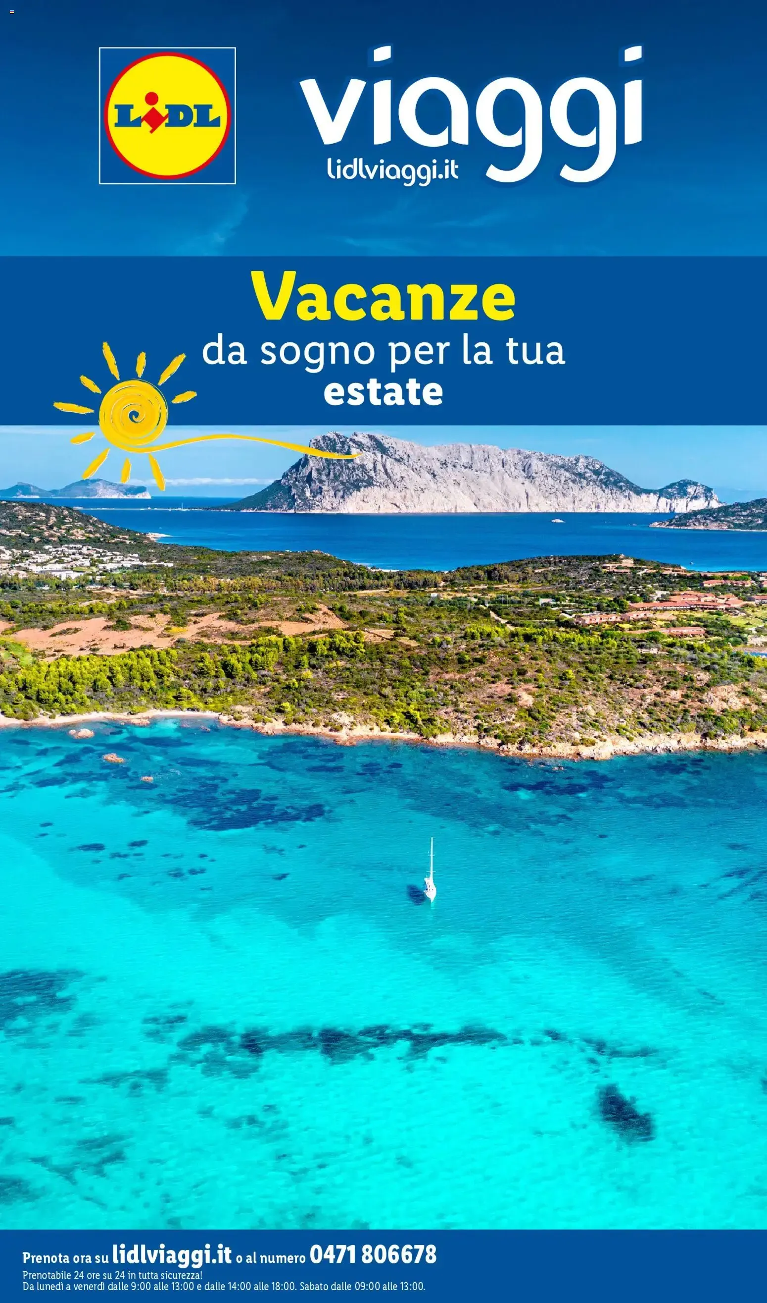Lidl Viaggi: Vacanze da sogno per la tua estate da 11 marzo a 20 settembre di 2026 - Pagina del volantino 1