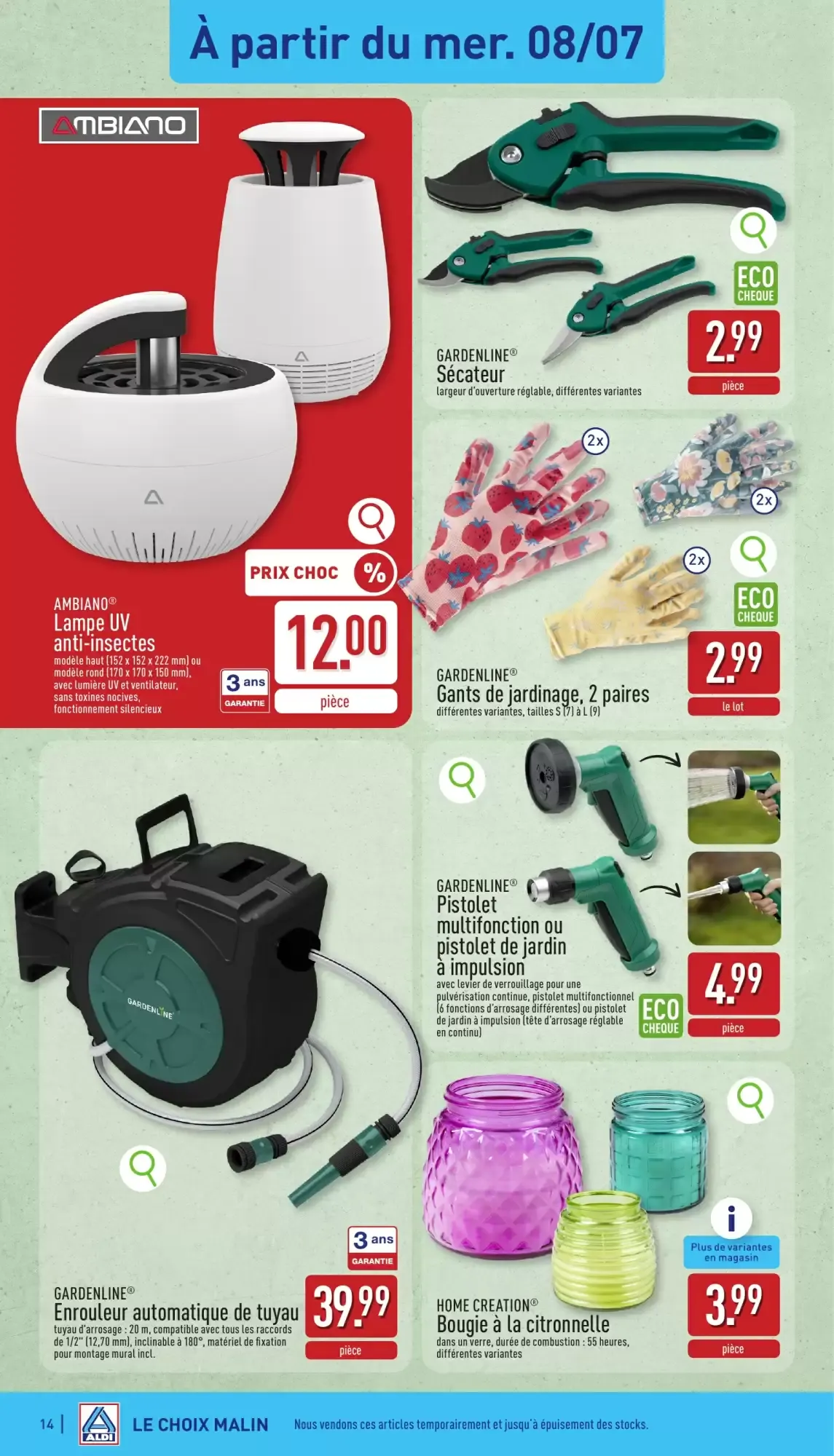 ALDI Dépliant week 28 van 6 juli tot 11 juli 2026 - folder pagina 14