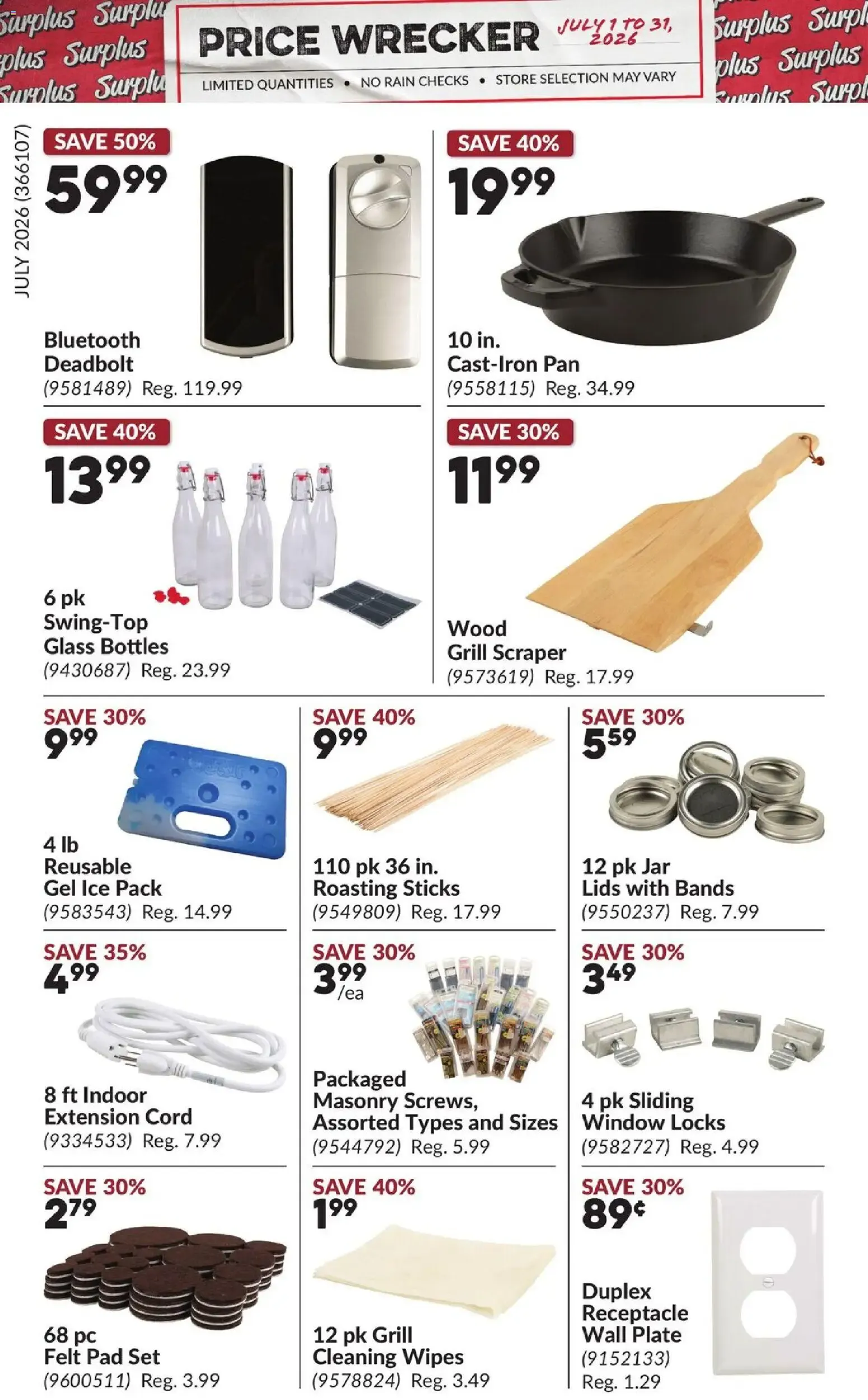 Princess Auto flyer - Price Wrecker from Jul 1, 2026 > weekly specials & deals from July 1 to July 31 2026 - flyer page 3