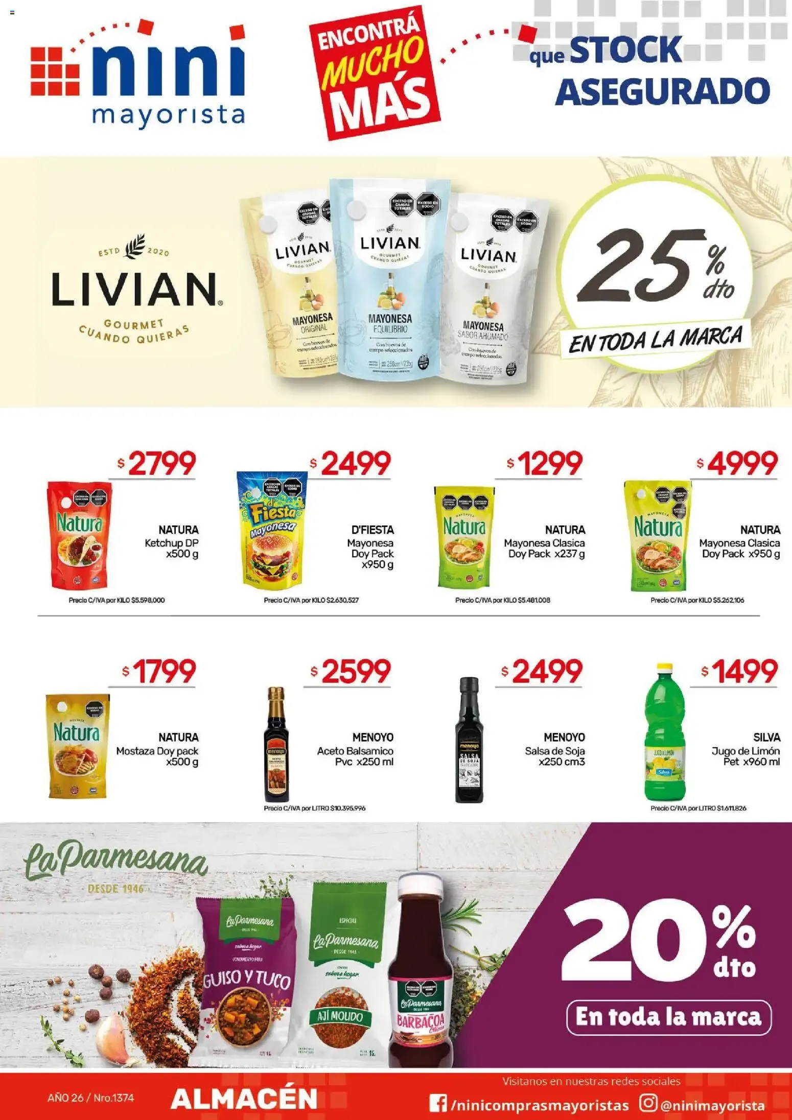 Ofertas de NINI Mayorista - Revista N°1374 24 de agosto al 30 de agosto 2026 - Página 22 del catálogo