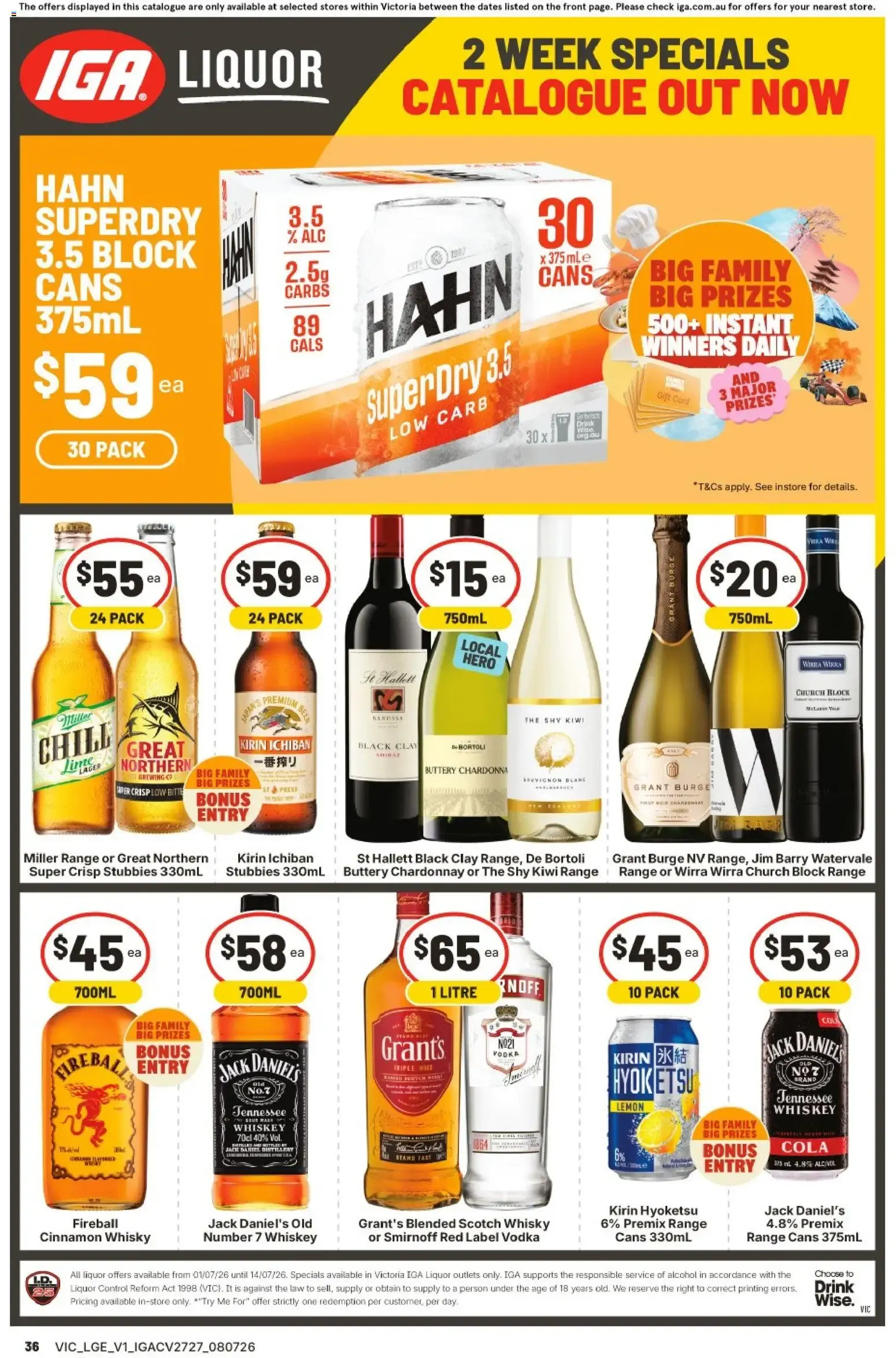 IGA: Big Family Big Prizes & 500+ Instant Winners Daily - Catalogue valid from 8 July to 14 July 2026 - page 33