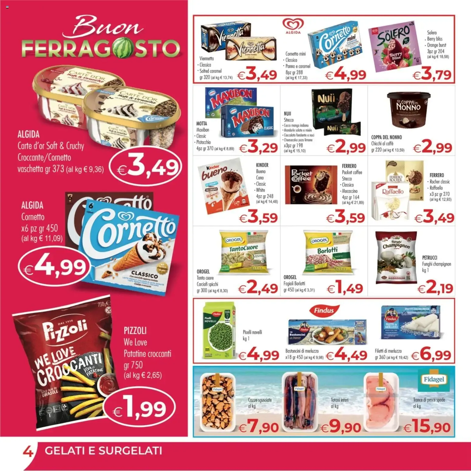 MerSi Supermercati - Buon Ferragosto da 12 agosto a 25 agosto di 2026 - Pagina del volantino 4