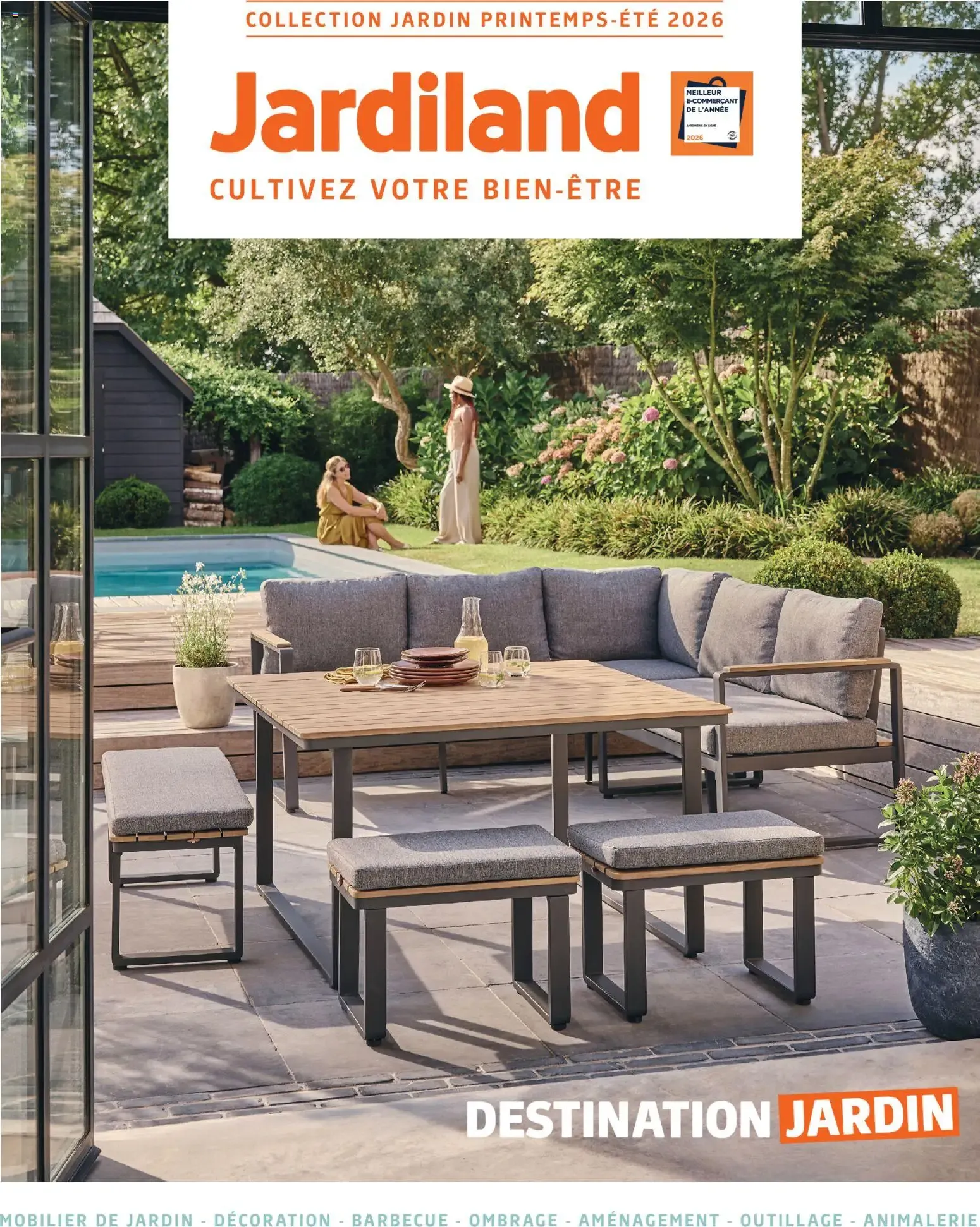 Jardiland catalogue printemps - été à partir du 27/02/2026 - promo en ligne du 27 février au 31 octobre 2026 - Catalogue page 1