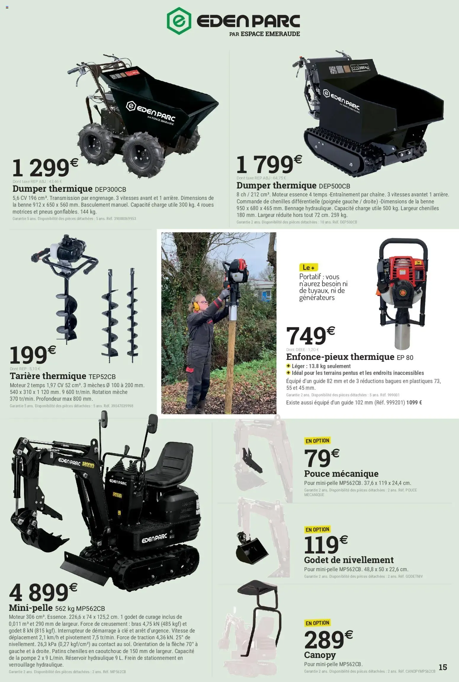 Espace Emeraude catalogue à partir du 23/09/2026 - promo en ligne du 23 septembre au 24 octobre 2026 - Catalogue page 15