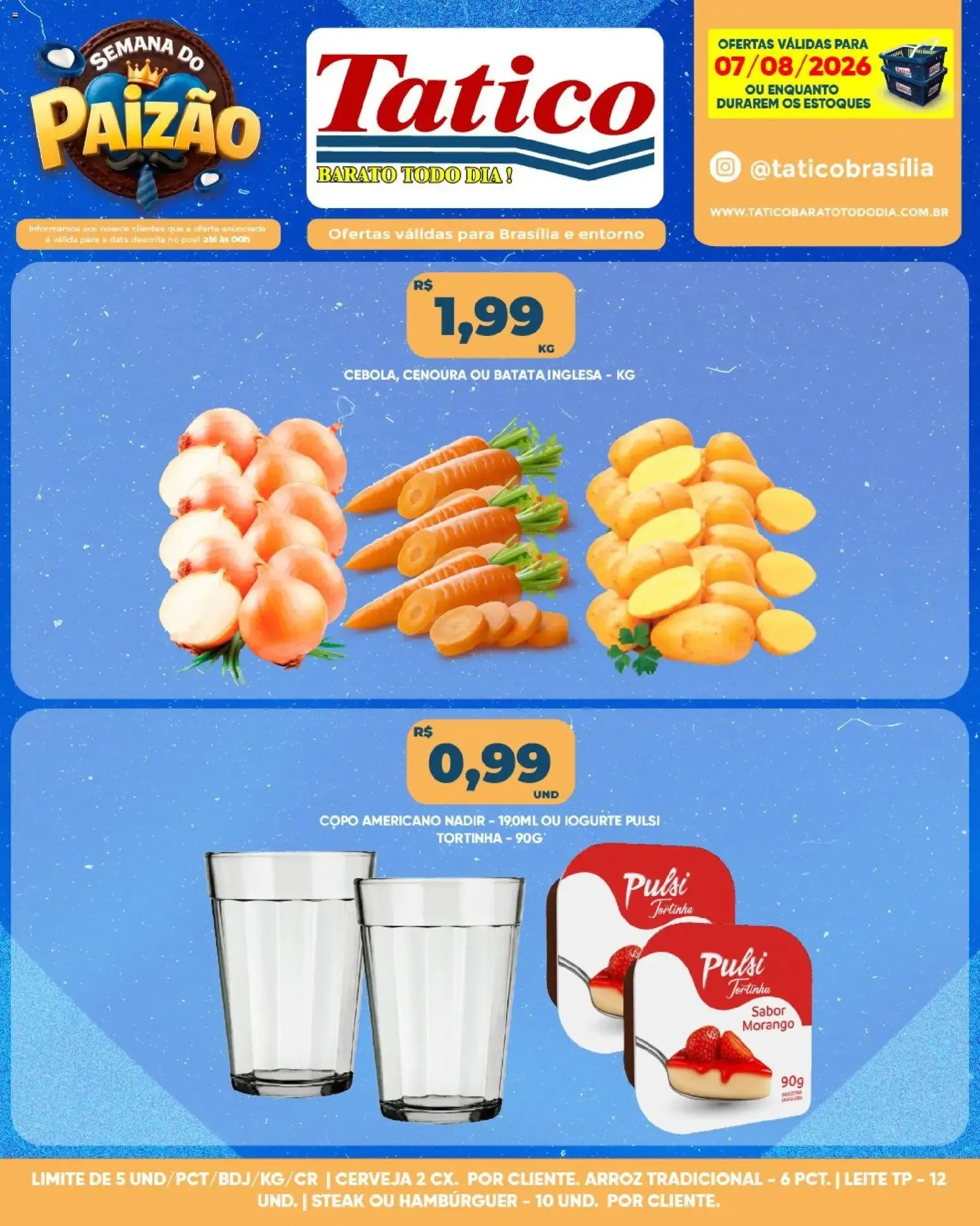 Tatico ofertas do Dia
