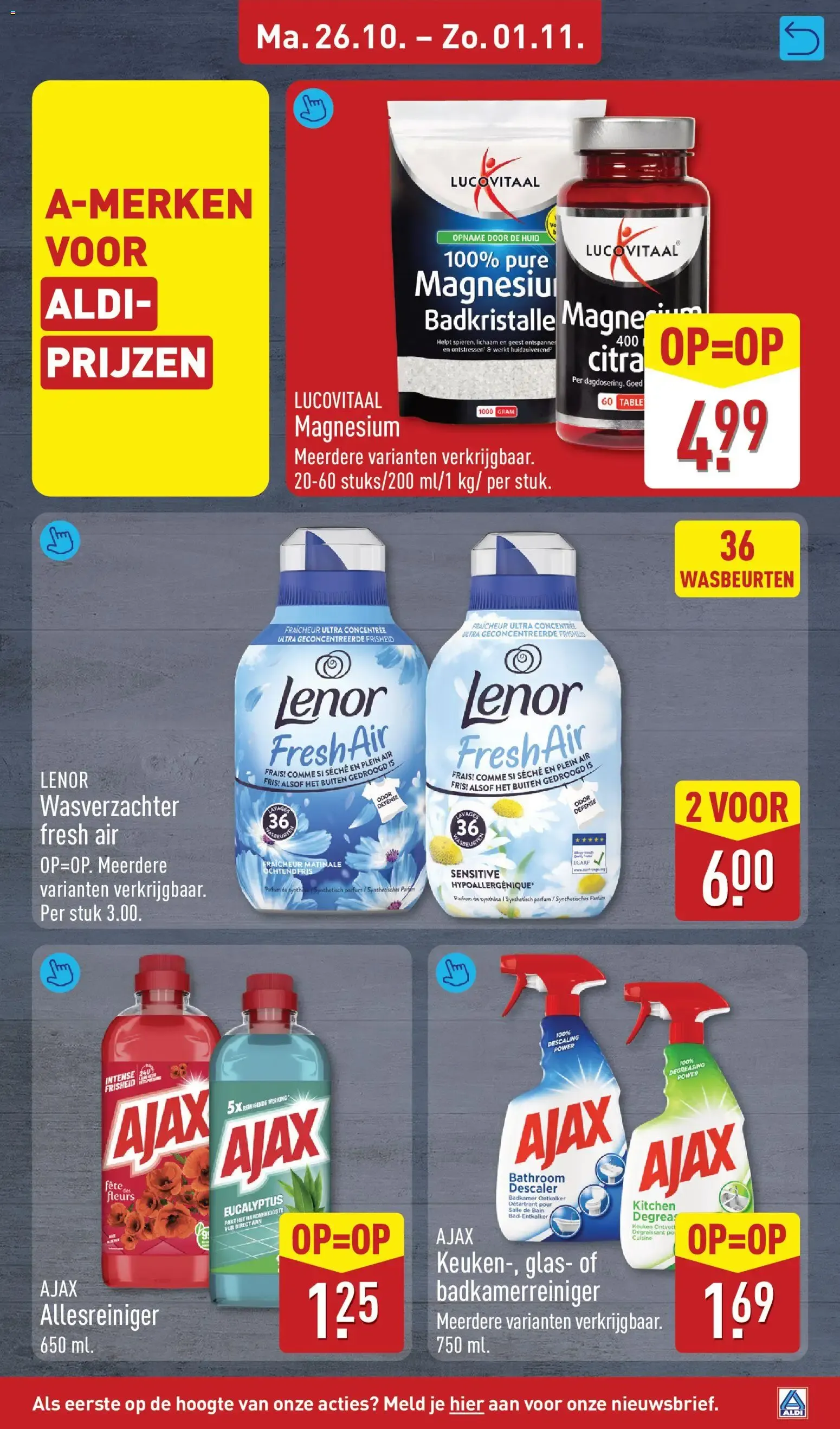 Aldi folder vanaf 26-10-2026 (volgende, deze week) van 26 oktober tot 1 november 2026 - Folder pagina 25