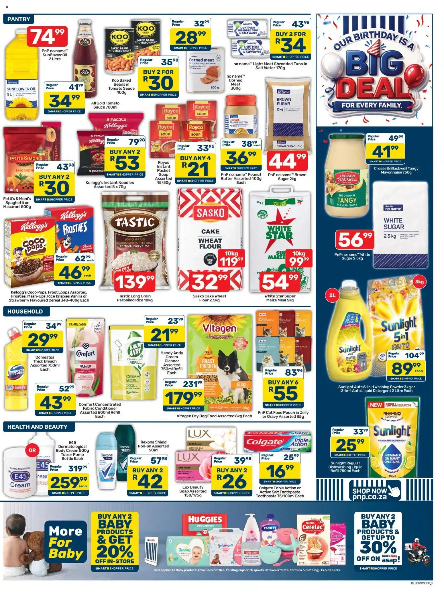 Pick n Pay Eastern Cape - Birthday Specials (07/07/2026 - 23/07/2026) Online from 7 July to 23 July 2026 - Catalogue Page 3