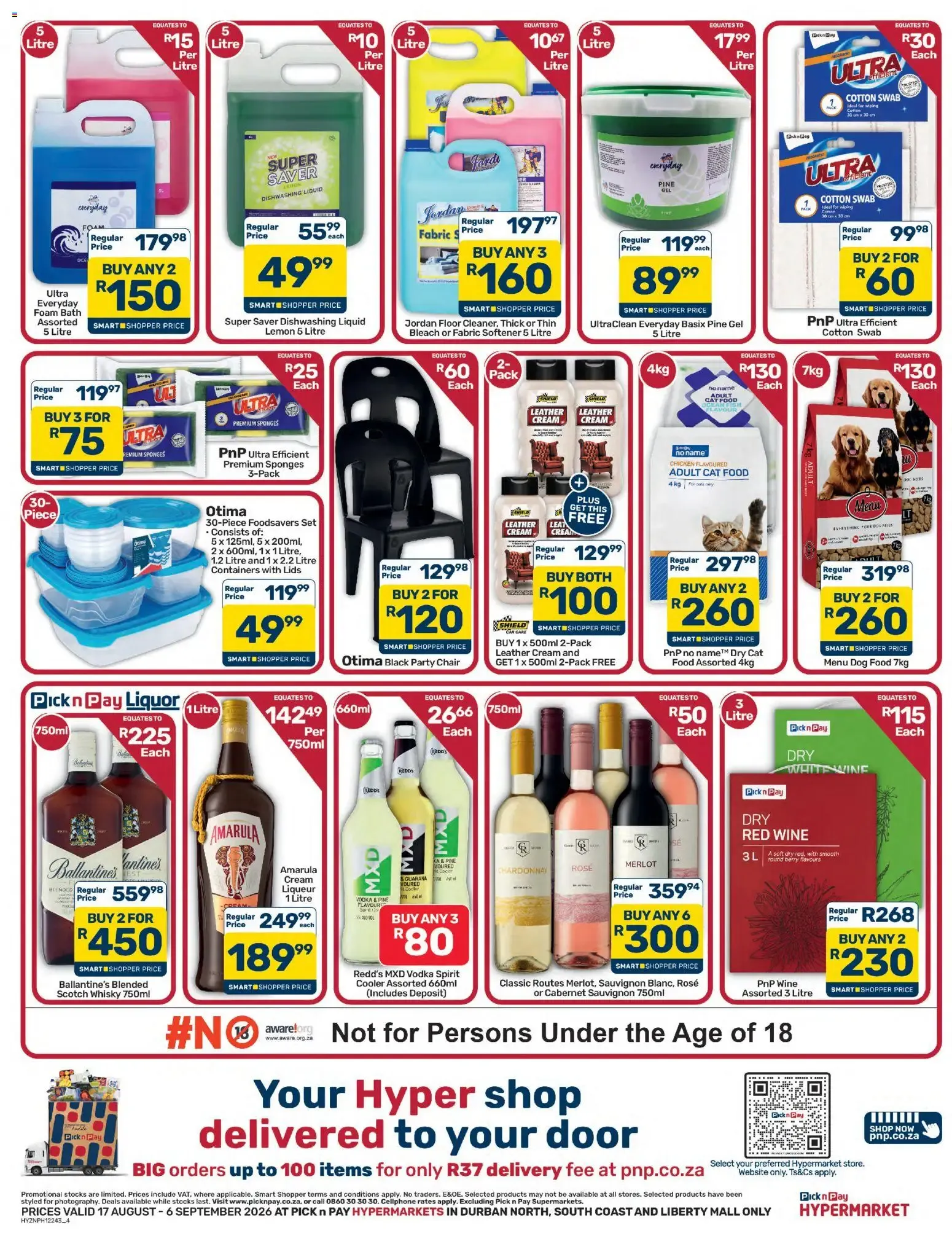 Pick n Pay KwaZulu-Natal - Hypermarket Bulk Specials (17/08/2026 - 06/09/2026) Online from 17 August to 6 September 2026 - Catalogue Page 4