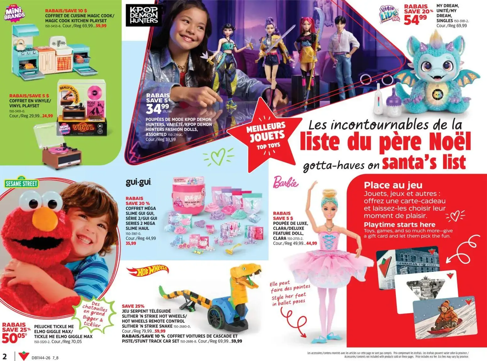 Canadian Tire circulaire - Le guide ultime des jouets from Oct 29, 2026 > weekly specials & deals from October 29 to November 18 2026 - flyer page 2