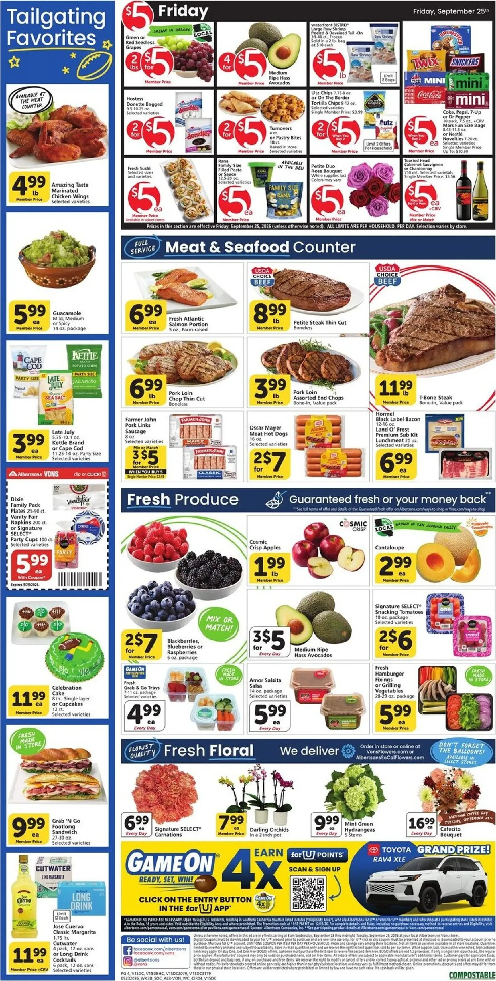 Weekly ad Future Vons flyer valid from Wednesday 09/23/2026 to Tuesday 09/29/2026 from September 23 to September 29 2026 - Page 4