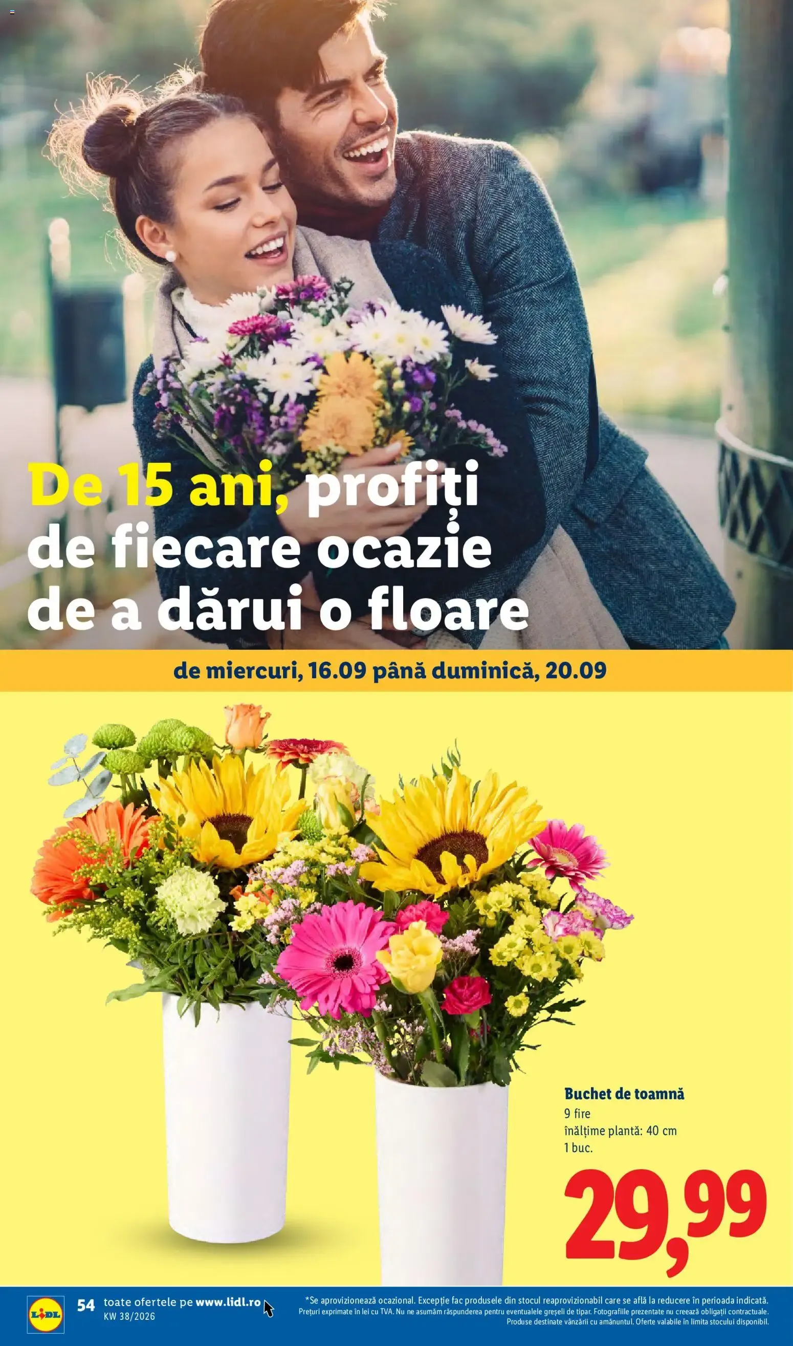 Catalog Ieftin și înainte, și după ziua de salariu. de la 14 septembrie până la 20 septembrie 2026 - Revista Pagina 54