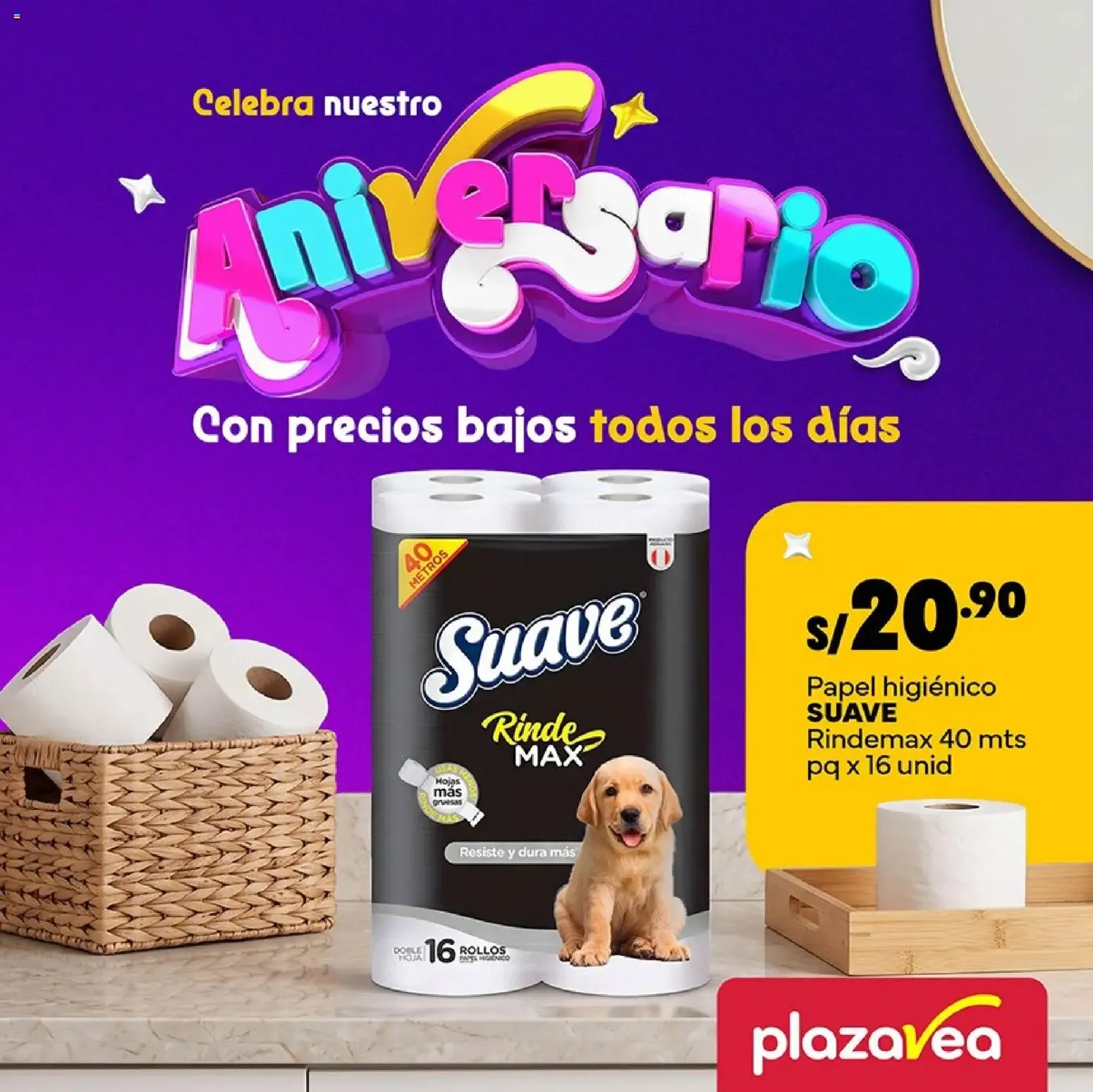 Catalogo de Plaza Vea Aniversario 19 de octubre al 1 de noviembre 2026 - Pag 1