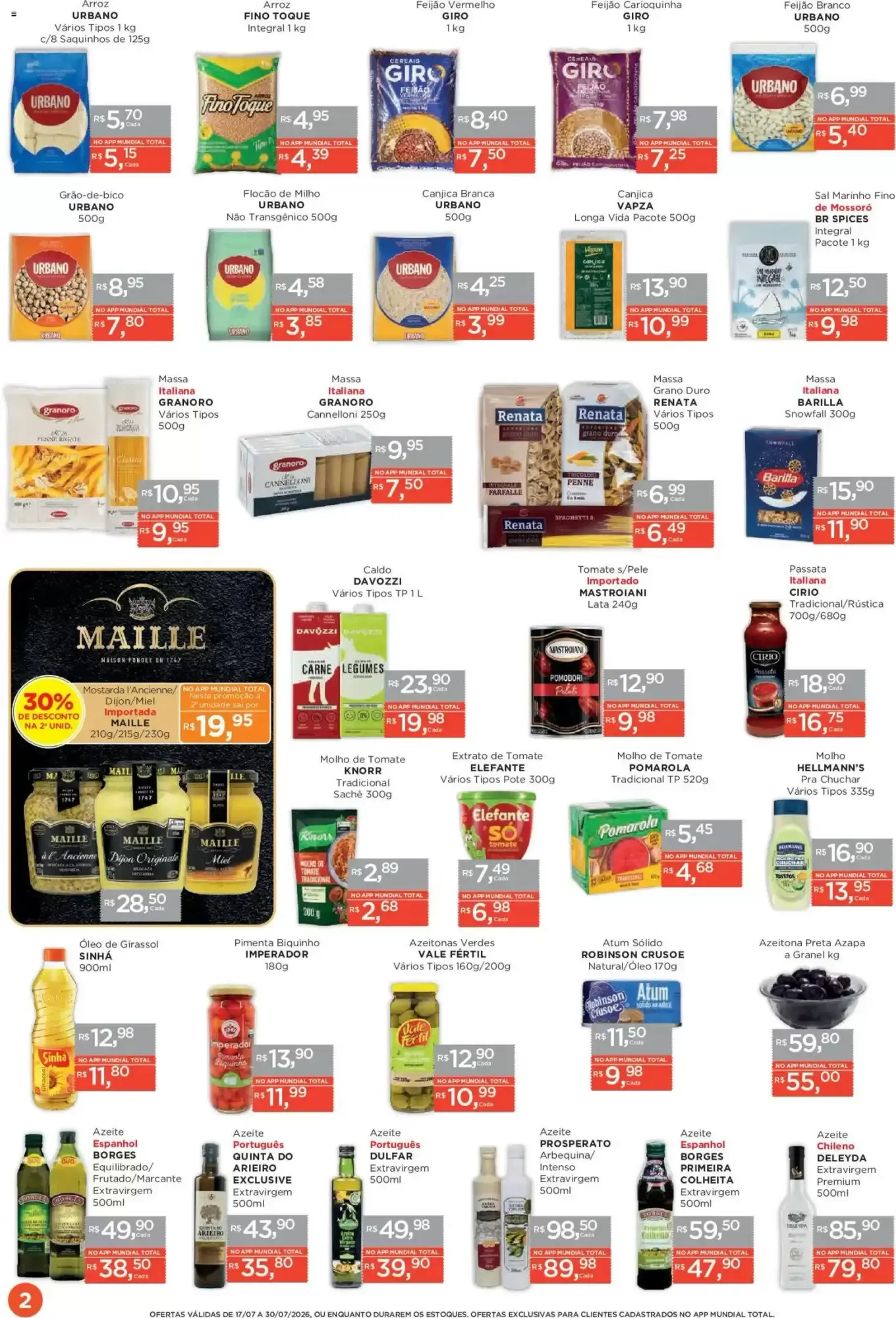 Encarte de Encarte Supermercados Mundial 17 de julho até 30 de julho 2026 - Pagina 2