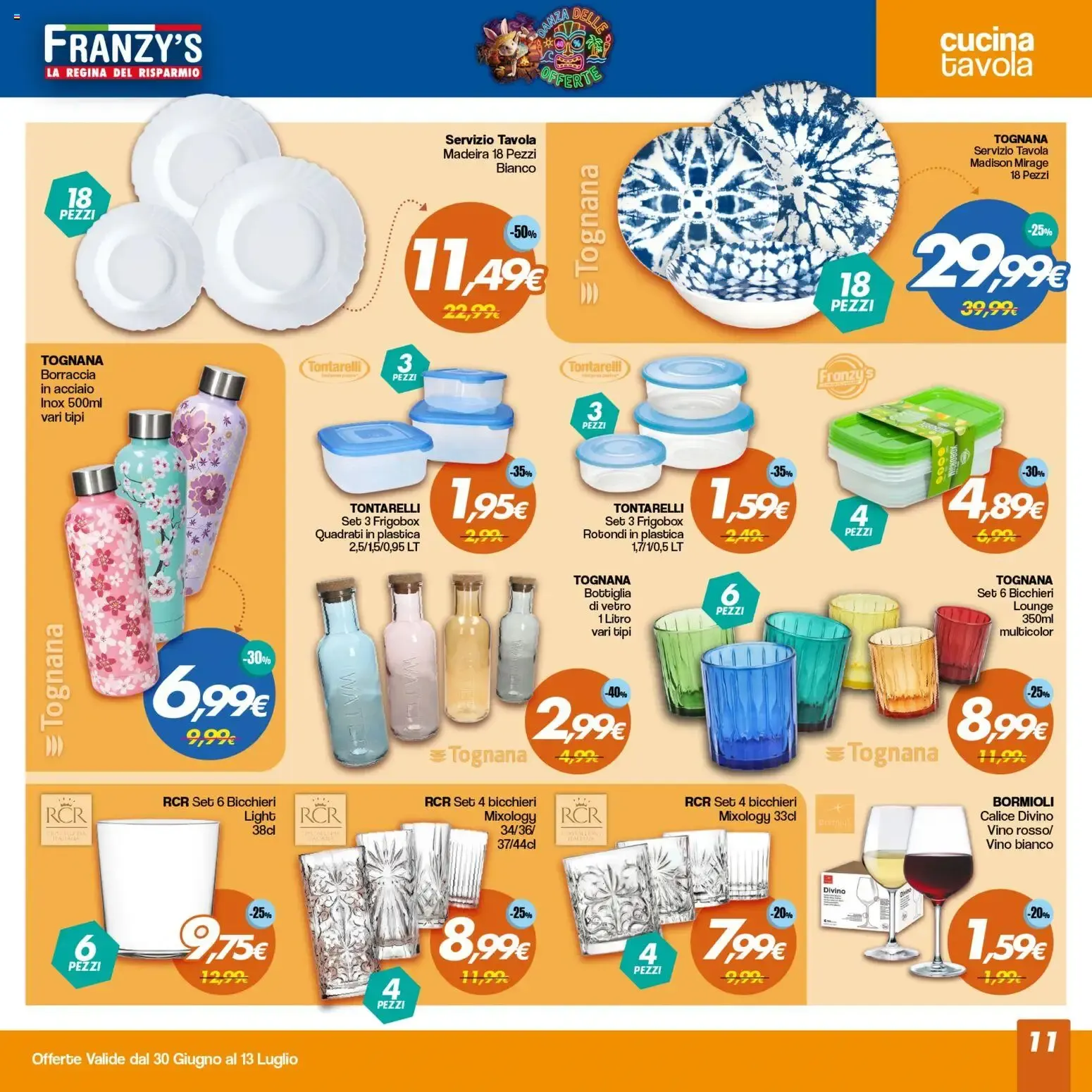 Franzy's - La Regina del Risparmio da 30 giugno a 13 luglio di 2026 - Pagina del volantino 11