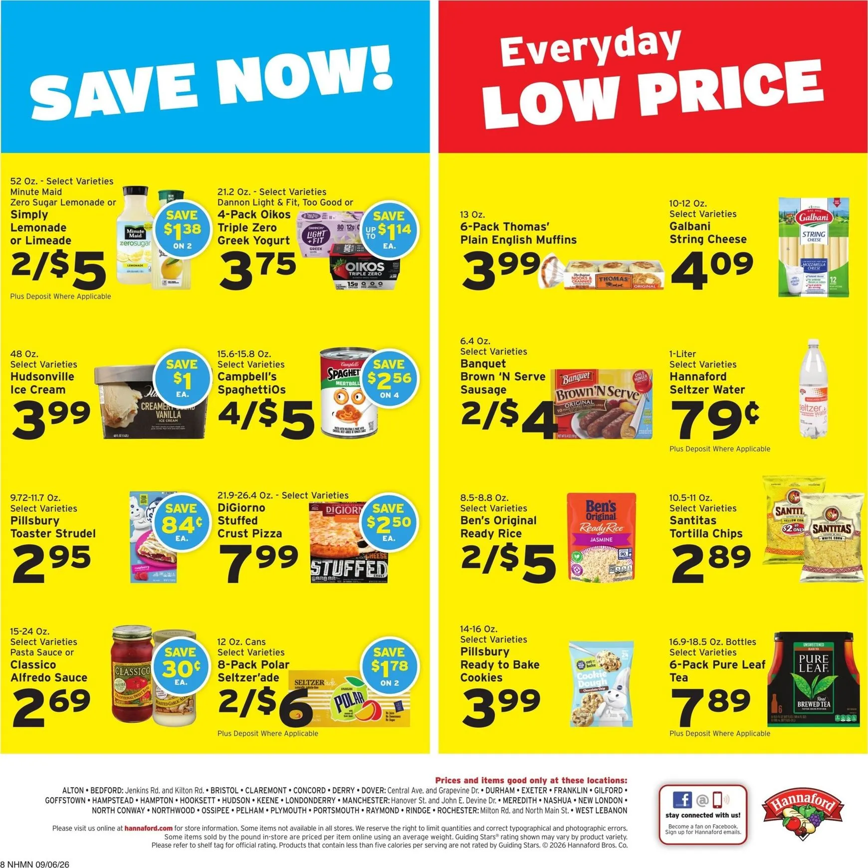 Weekly ad Hannaford - Value that adds up. Fall into great prices. from September 6 to September 12 2026 - Page 8