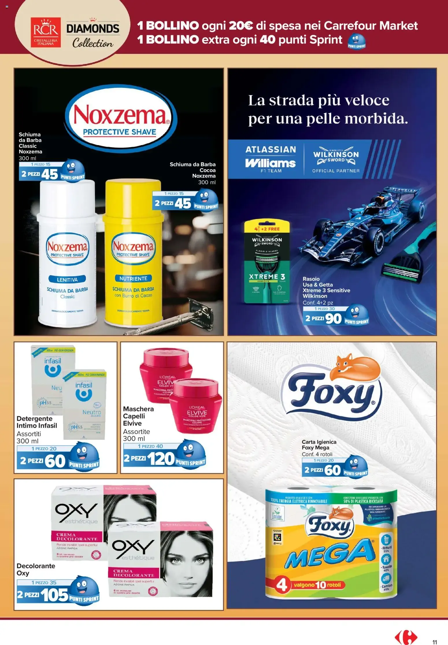 Carrefour Market: La tua carta SpesAmica Payback vola con i Punti Sprint da 13 ottobre a 25 ottobre di 2026 - Pagina del volantino 11