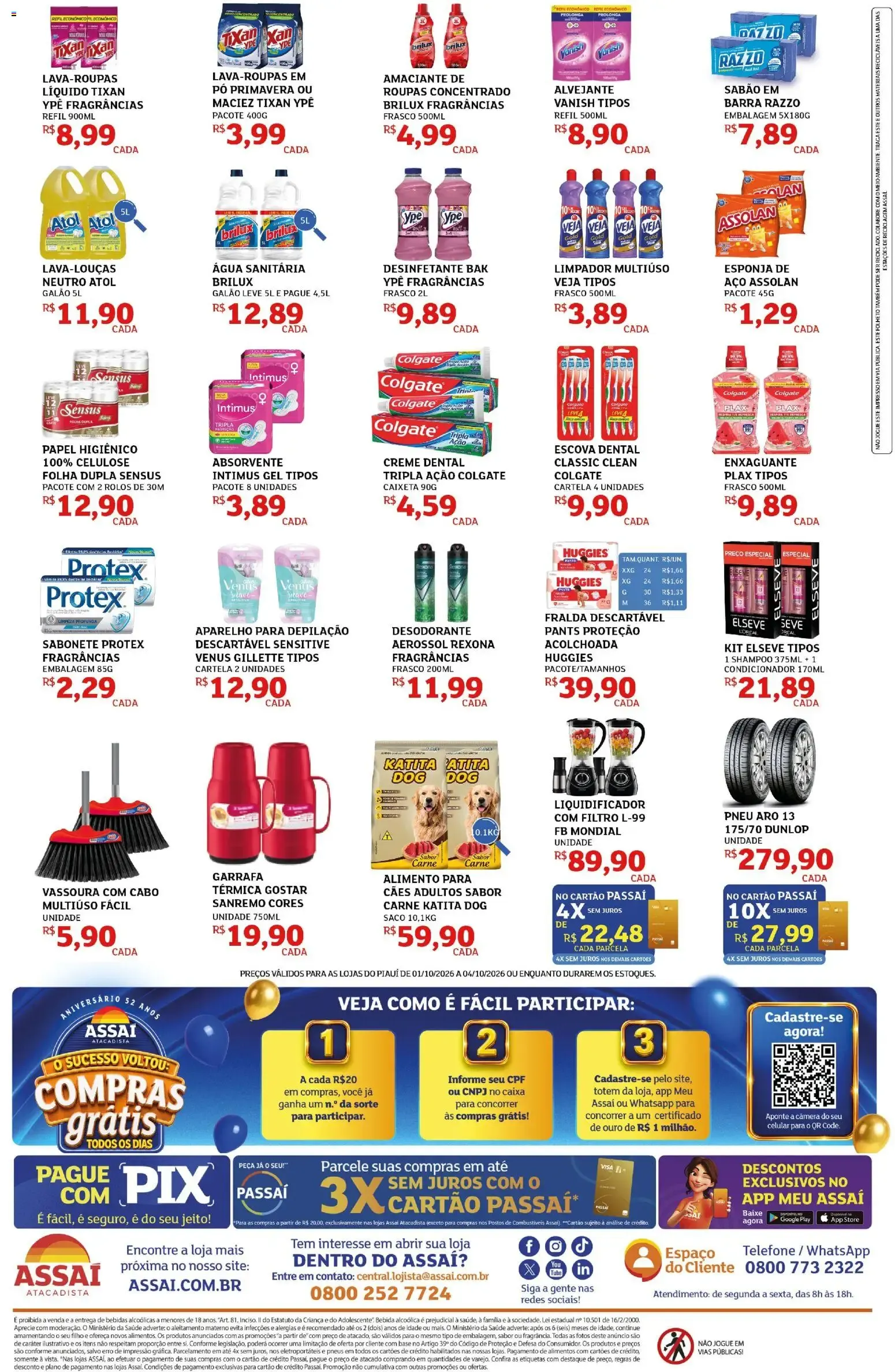 Encarte de Assaí Atacadista ofertas - PI de 01/10/2026 | Promoções Online 1 de outubro até 4 de outubro 2026 - Pagina 4