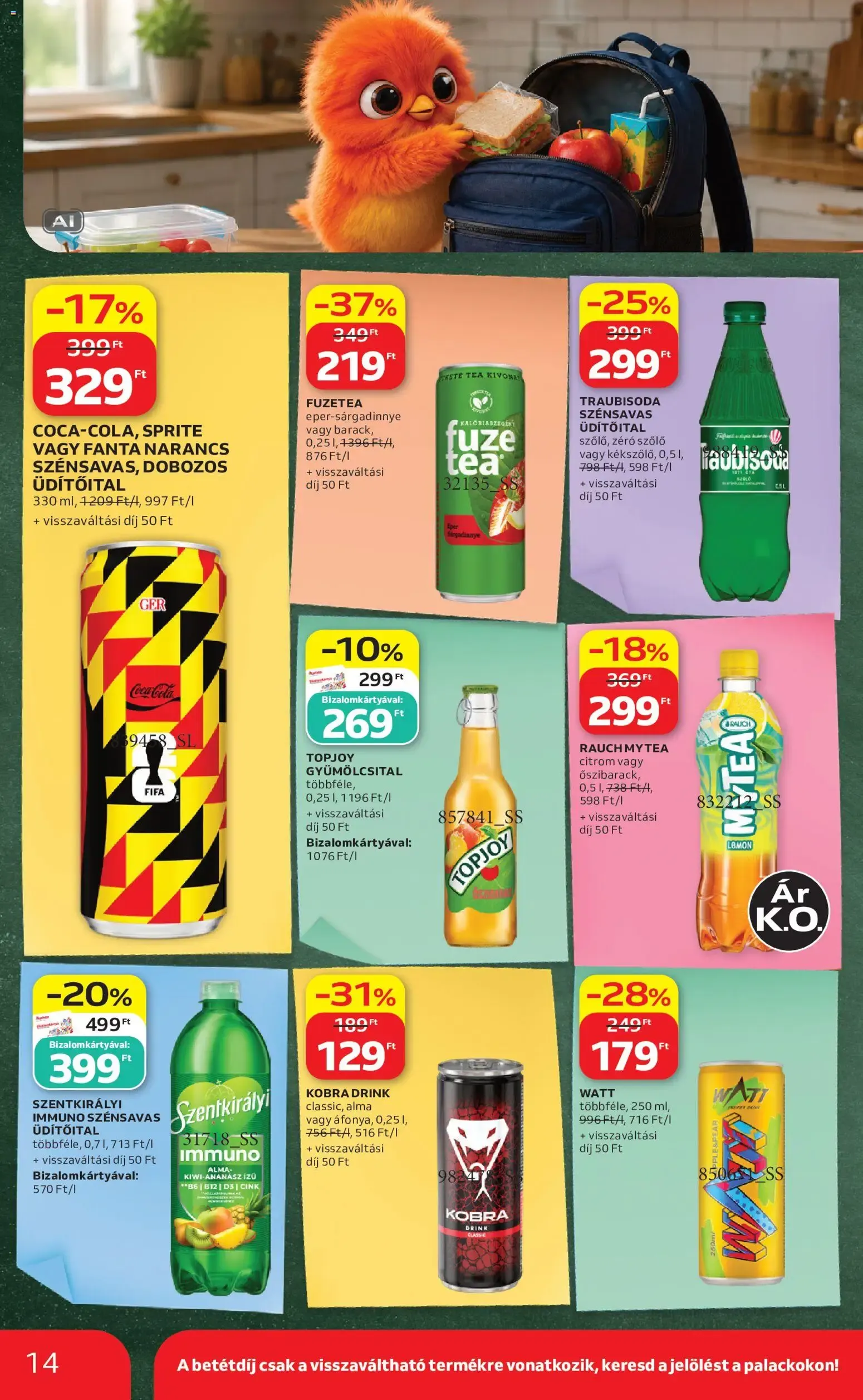 Katalógus Auchan Iskolakezdés ajánlatok - 2026.08.21. -tól/töl > akció, lapozható szórólap 🛍️ augusztus 21.-tól augusztus 26.-ig 2026. - Oldal 14