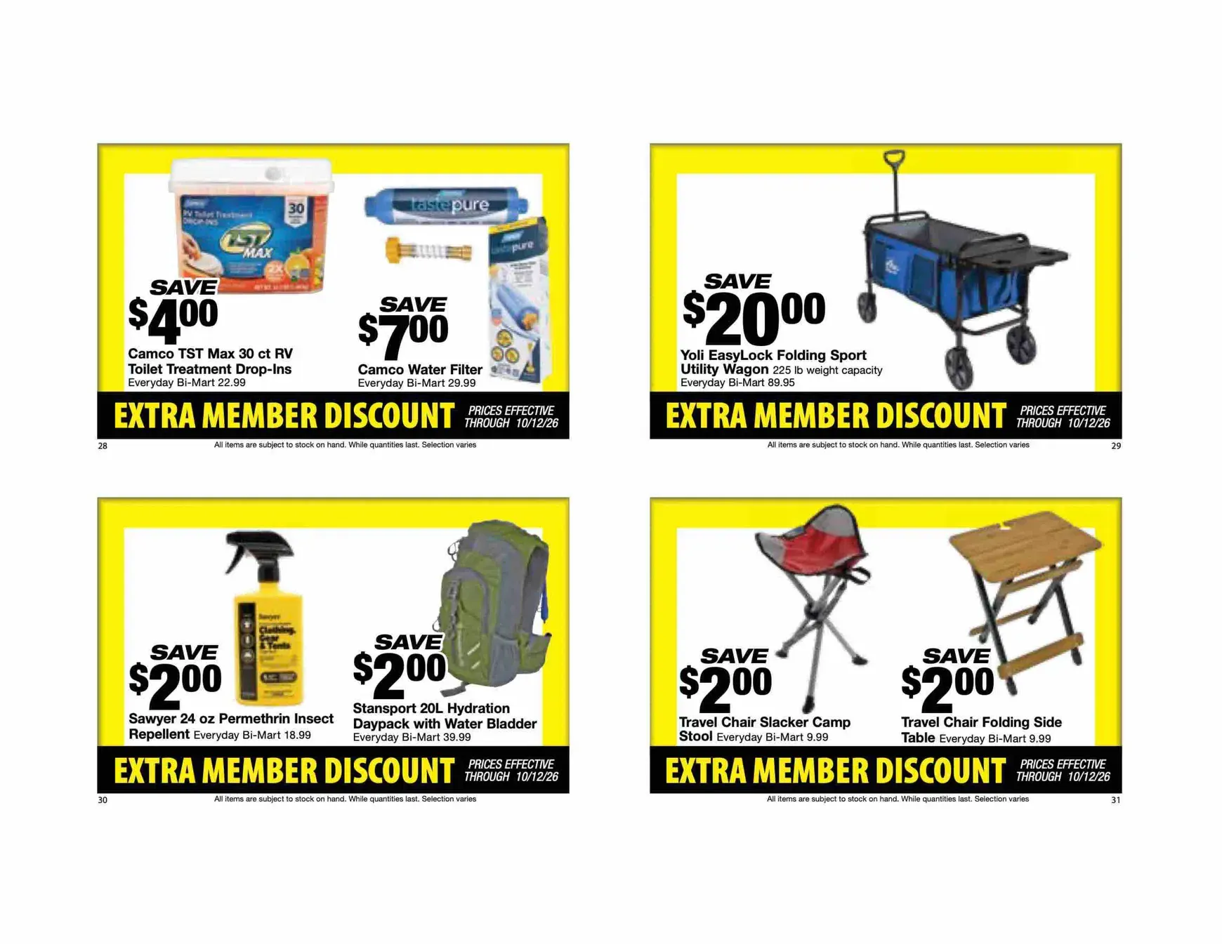 Weekly ad Future Bi-Mart - Extra member discount flyer valid from Thursday 10/01/2026 to Monday 10/12/2026 from October 1 to October 12 2026 - Page 9