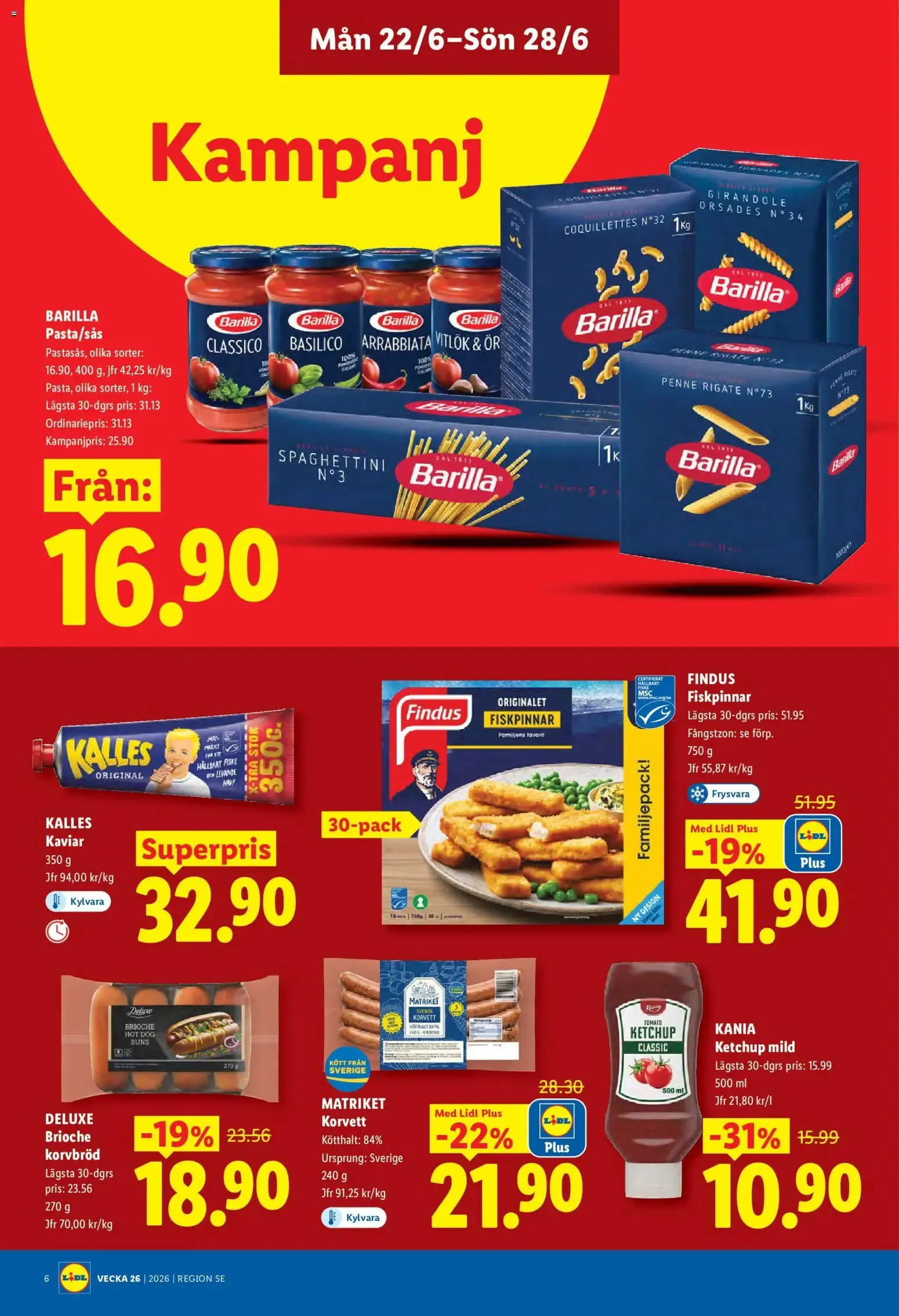 Lidl: Veckans erbjudanden 22/6-28/6 från 22 juni till 28 juni 2026 - Reklamblad sidor 6