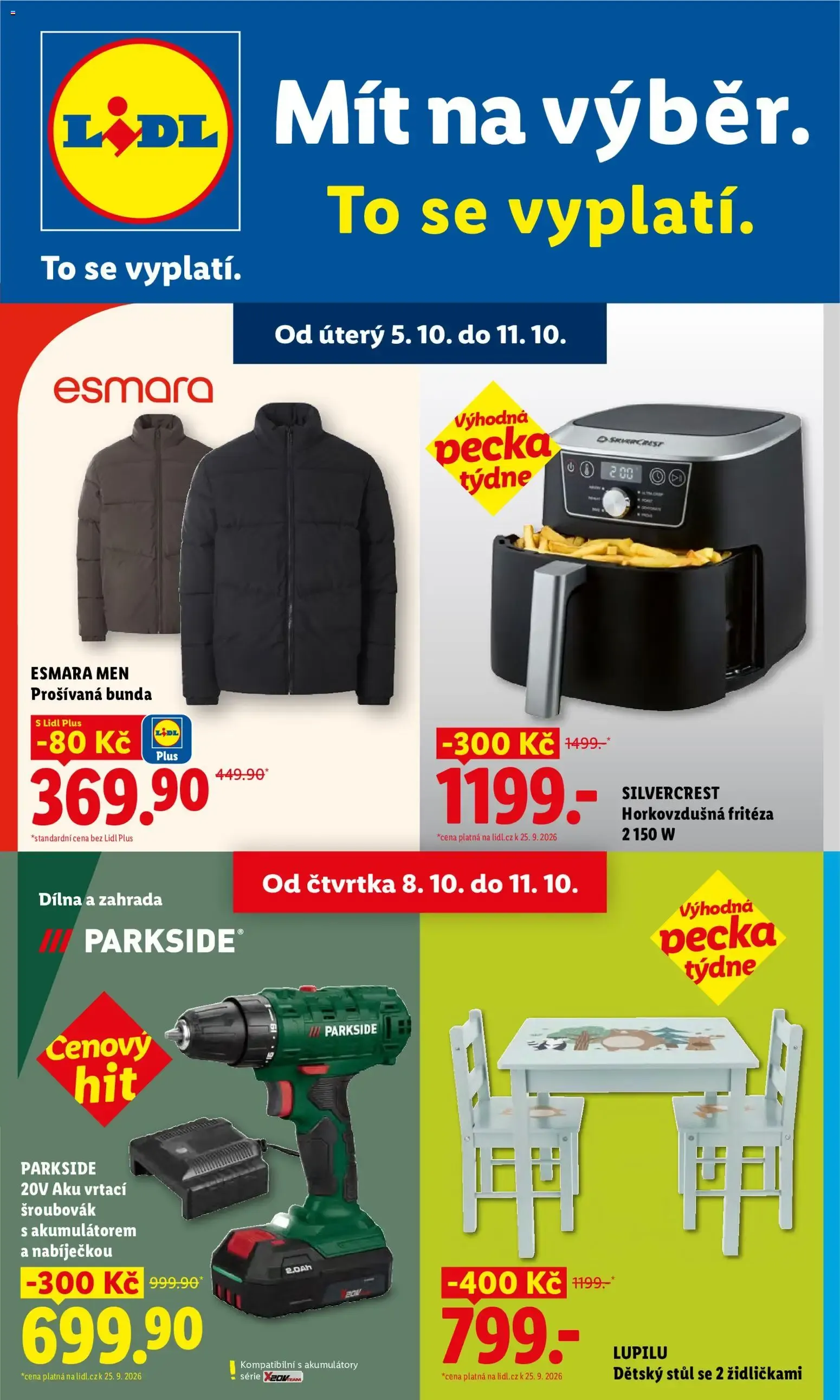 Lidl leták od 05.10.2026 - Nový akční leták - 5. října 11. října 2026 - Page 1