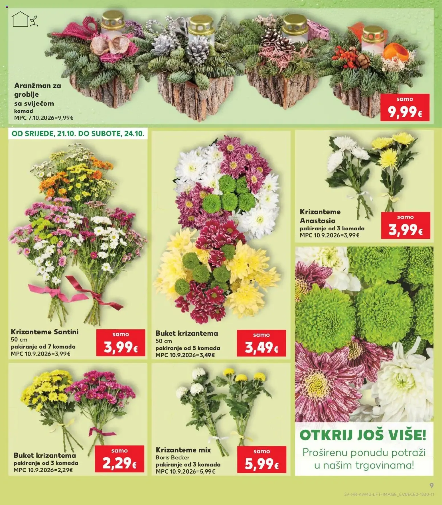 Katalog Kaufland Katalog novi od 21.10.2026 na listanje > letak digitalni od 21. listopada do 27. listopada 2026. - Pregled Stranica 9