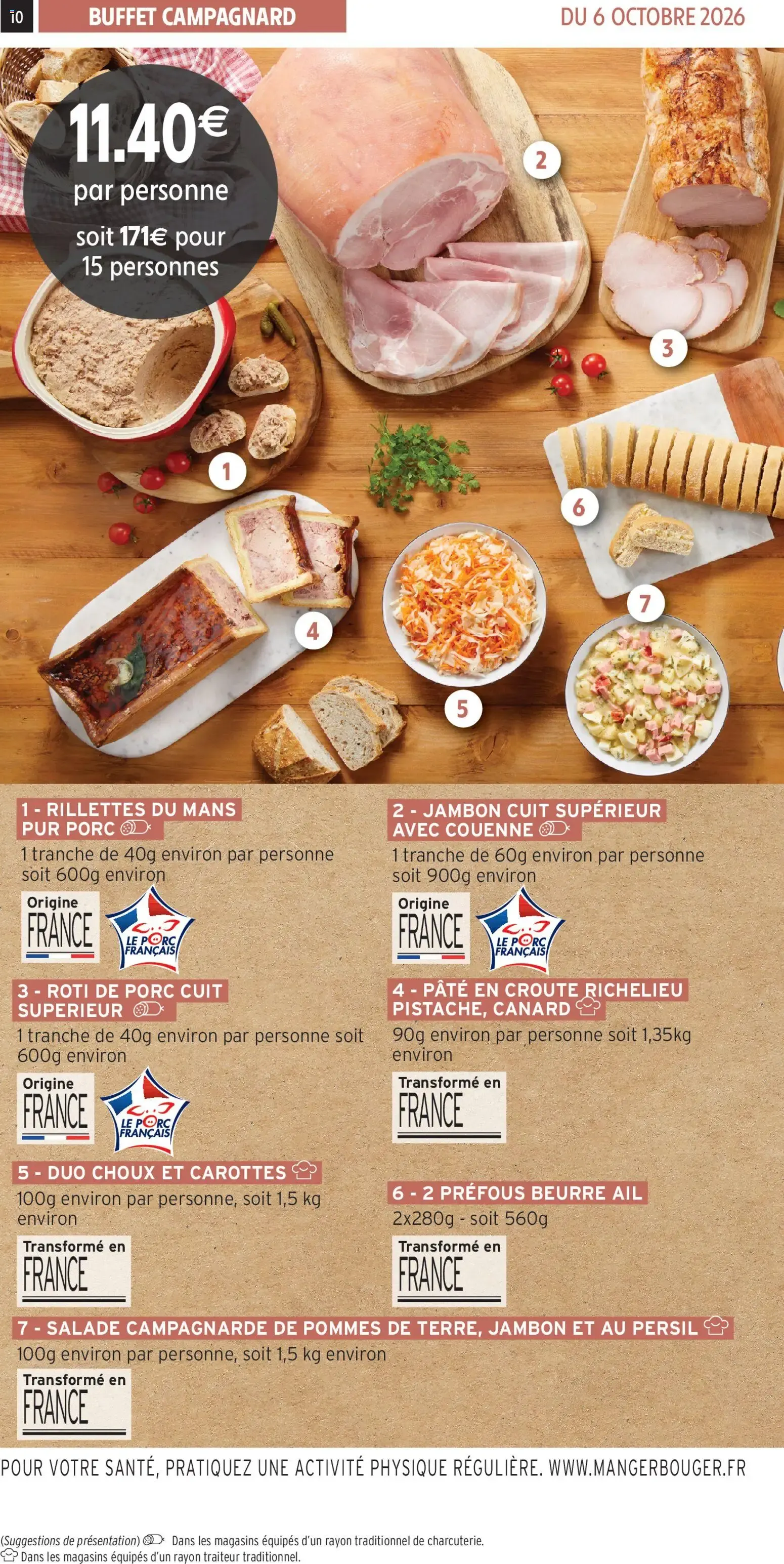 Intermarché - Les menus traiteur automne/hiver à partir du 06/10/2026 - promo en ligne du 6 octobre au 28 mars 2027 - Catalogue page 10