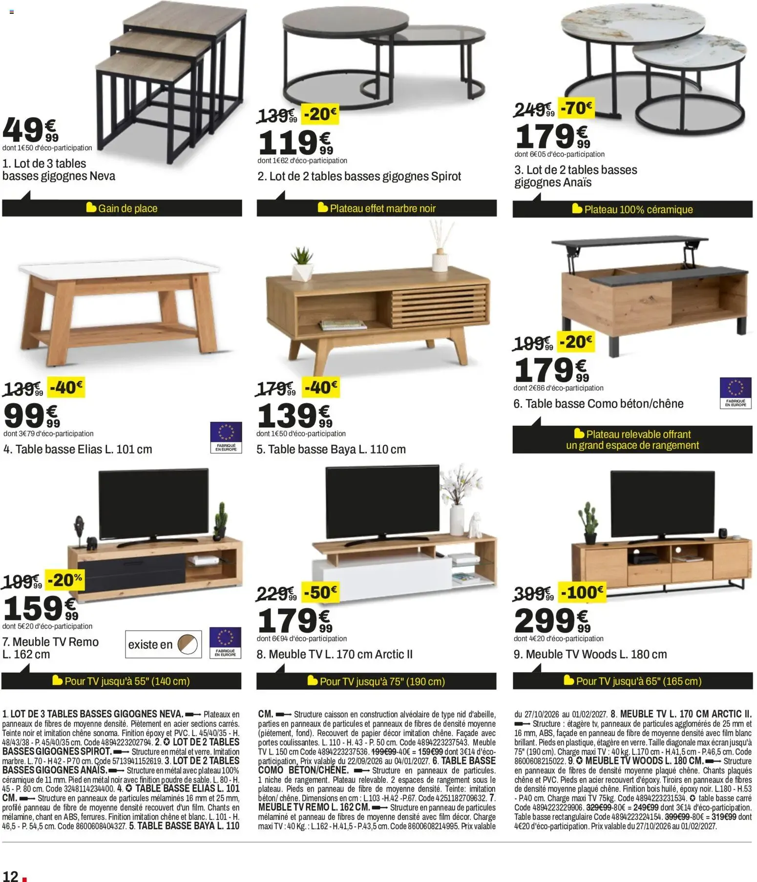 BUT Black November du 27 octobre au 4 janvier 2027 - Catalogue page 12