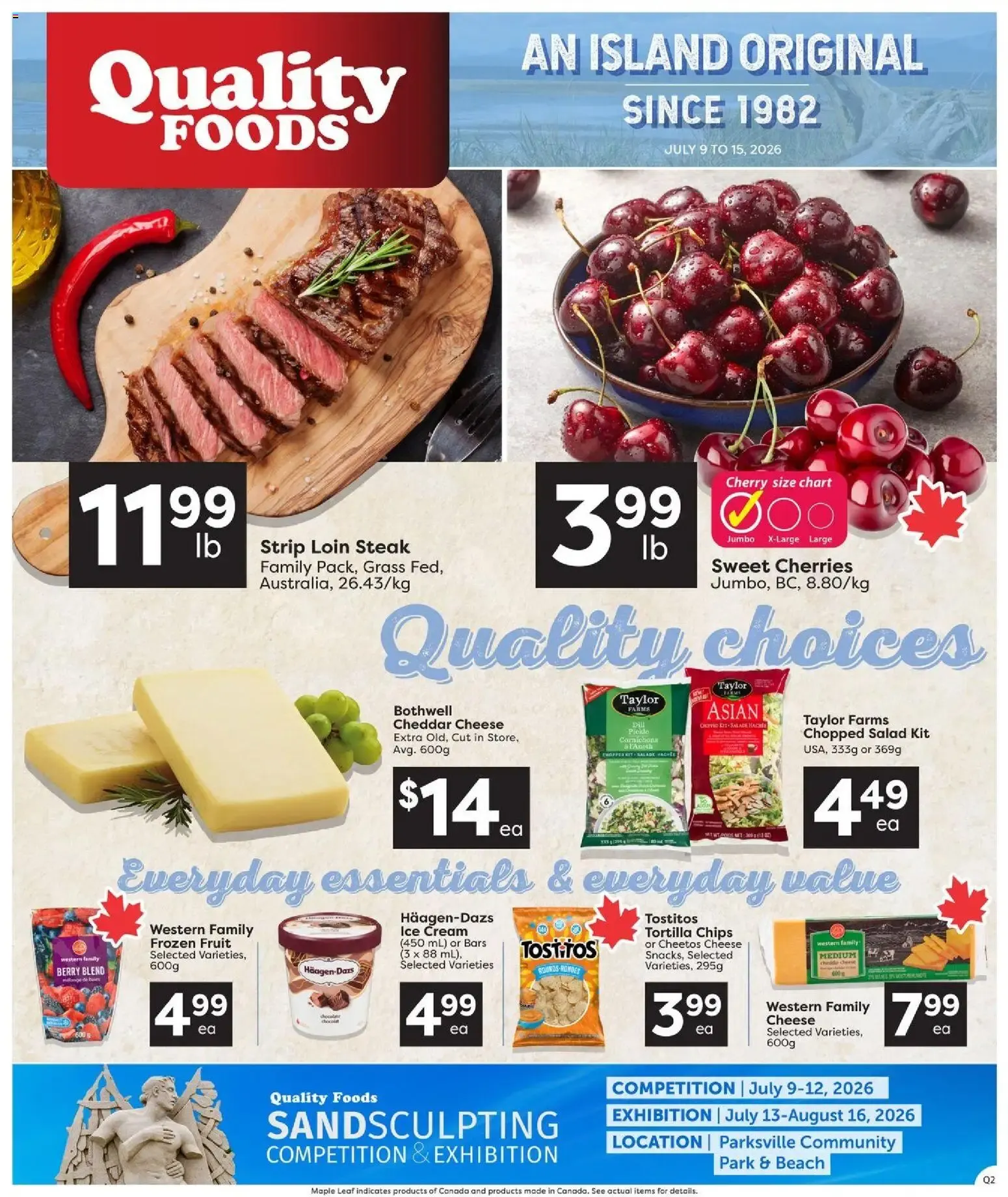 Quality Foods weekly flyer / circulaire from Jul 9, 2026 > weekly specials & deals from July 9 to July 15 2026 - flyer page 1