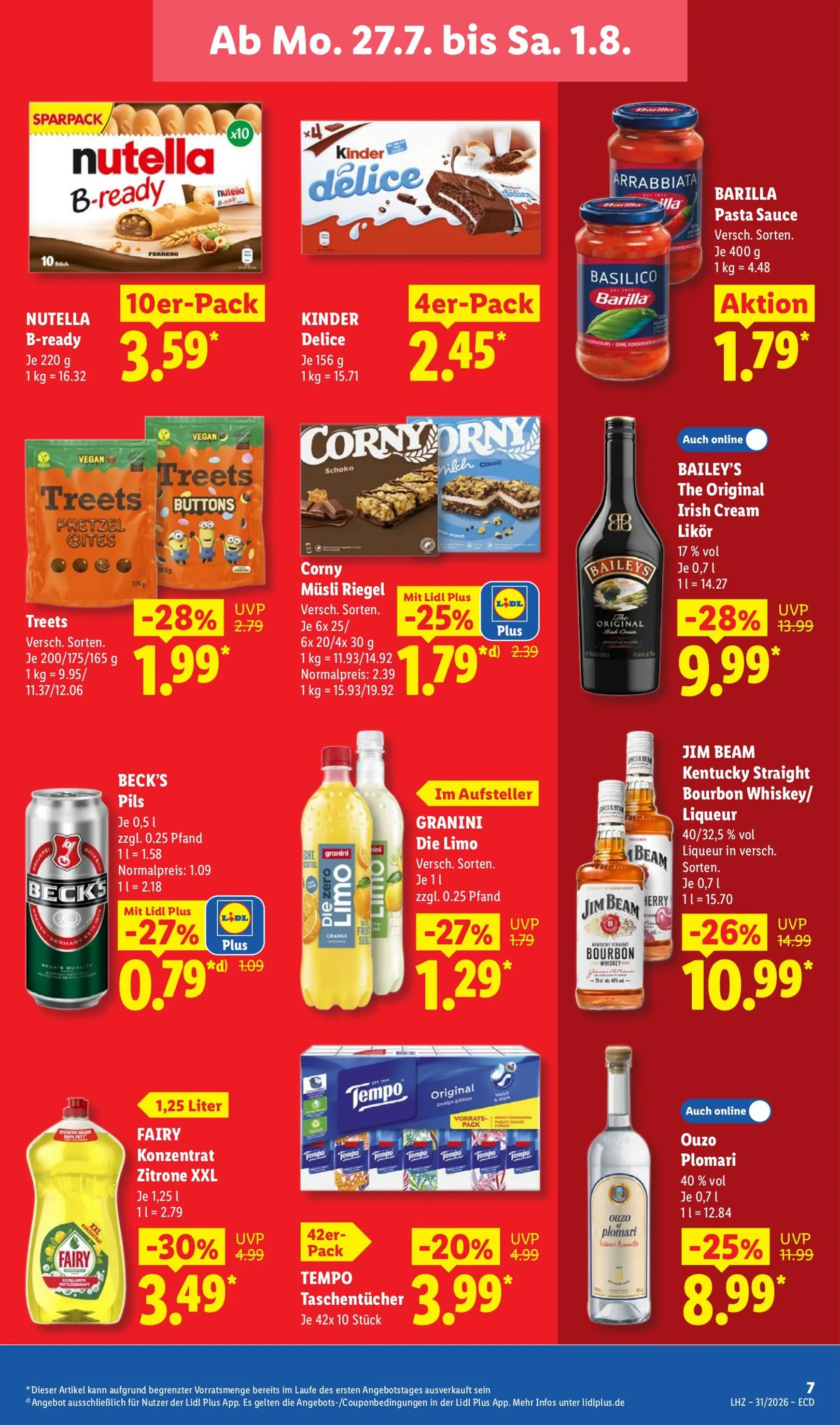 Lidl Prospekt nächste Woche – von Montag 27.07.2026 bis Samstag 01.08.2026 von 27. Juli bis 1. August 2026 - Prospekt seite 18