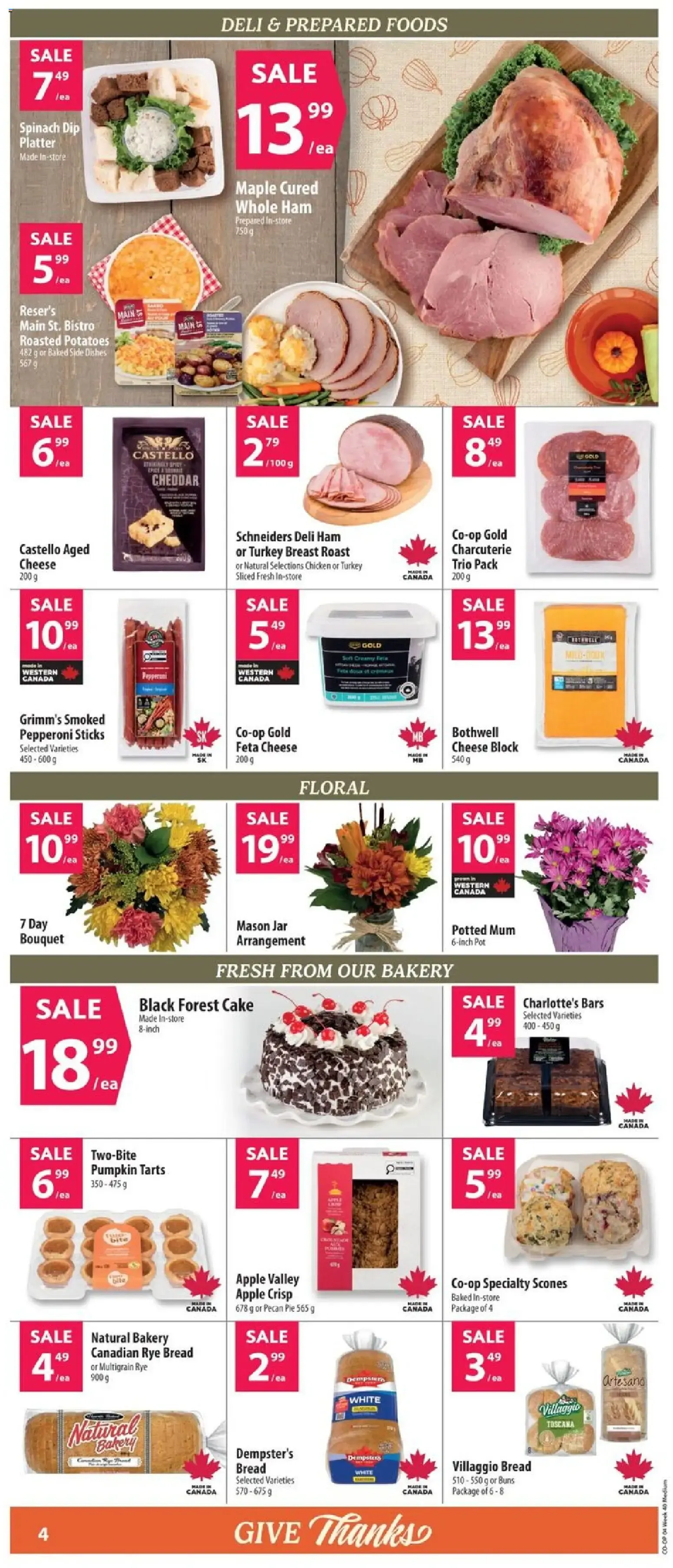 Co-op Give Thanks Flyer from October 1 to October 7 2026 - flyer page 9