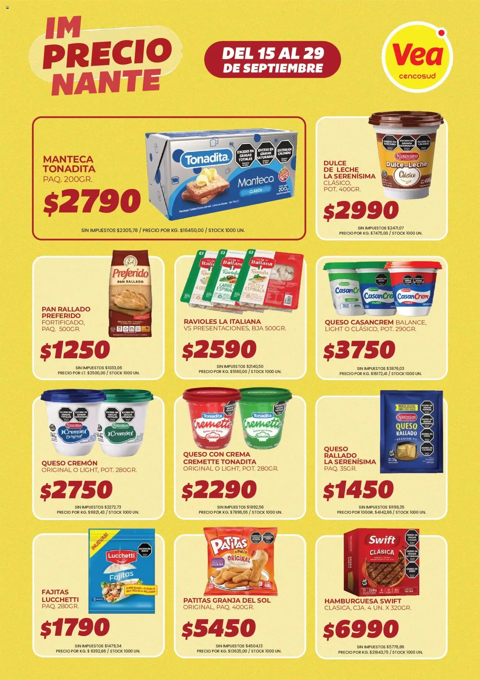Ofertas de Vea Precio Nante del 15 al 29 de Septiembre 15 de septiembre al 29 de septiembre 2026 - Página 9 del catálogo