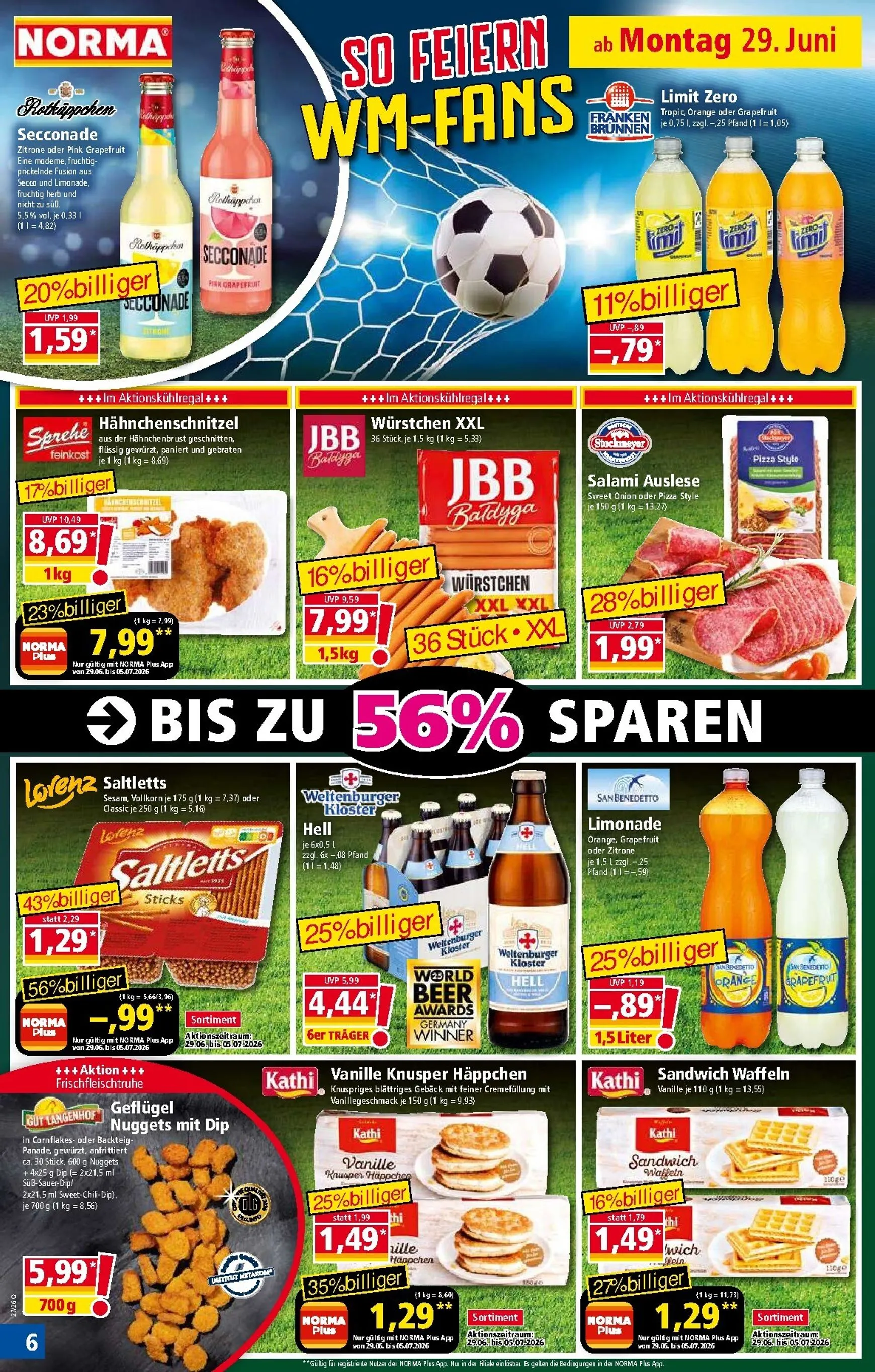Norma Prospekt – von Montag 29.06.2026 bis Sonntag 05.07.2026 von 29. Juni bis 5. Juli 2026 - Prospekt seite 6