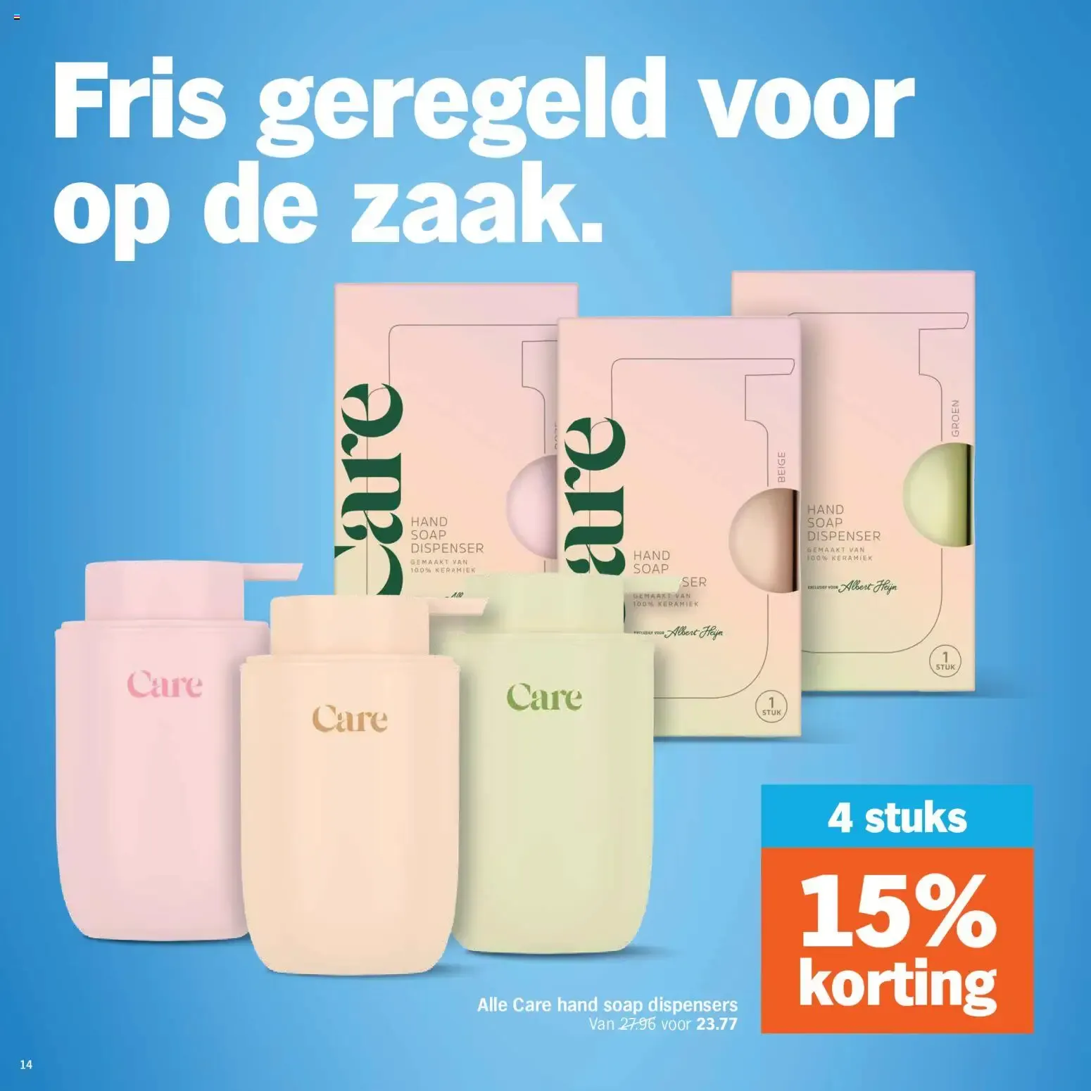AH Zakelijke Volumedeals van 31 augustus tot 20 september 2026 - Folder pagina 14