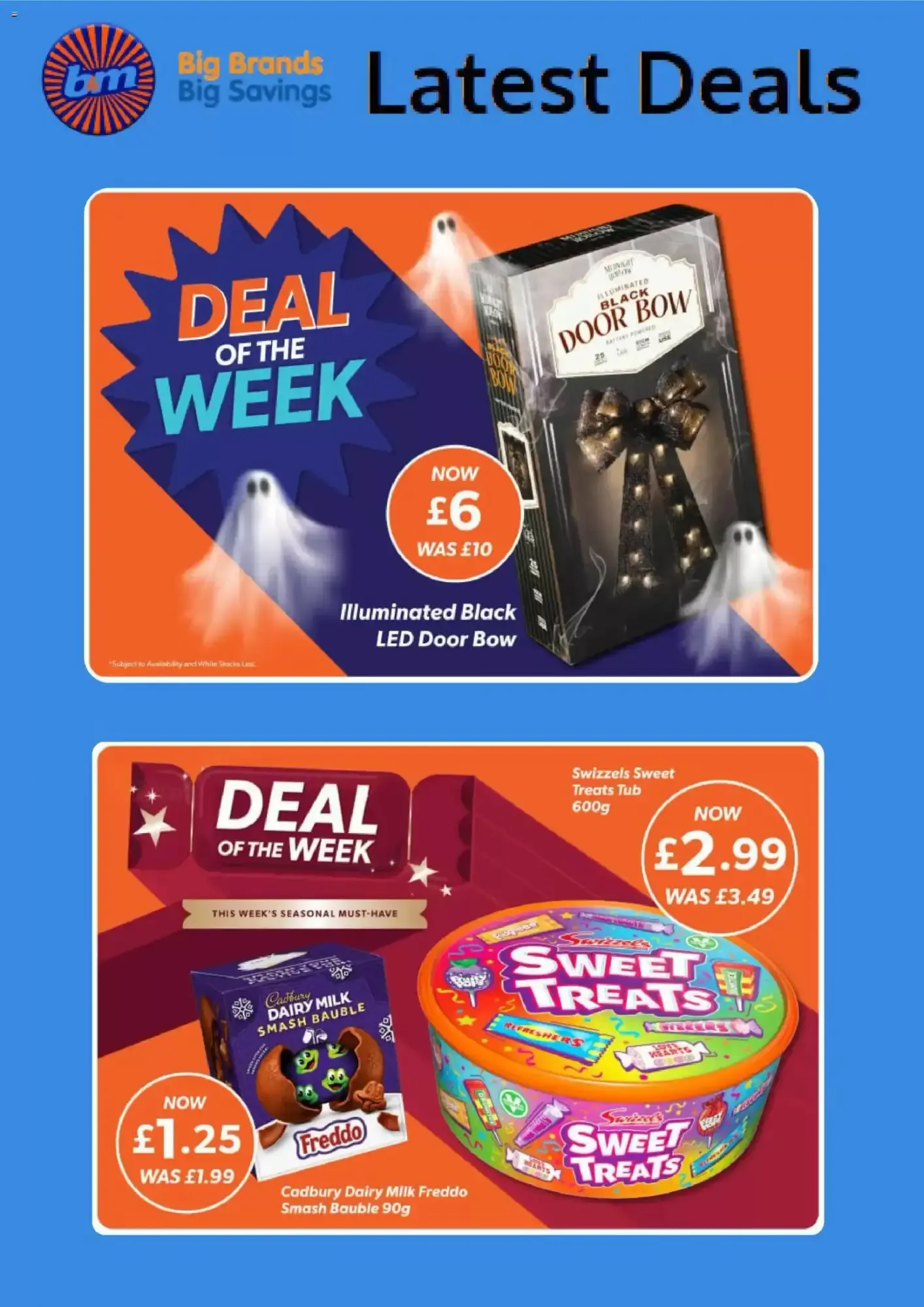 Latest Deals from 21 October to 22 November 2026 - Catalogue Page 1