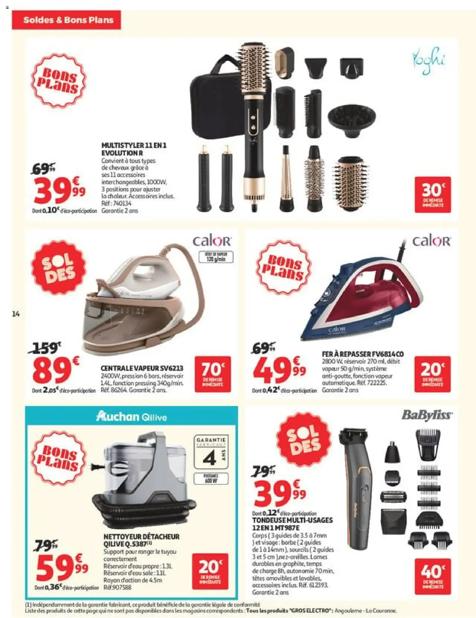 Auchan - Soldes & Bons Plans du 24 juin au 21 juillet 2026 - Catalogue page 14