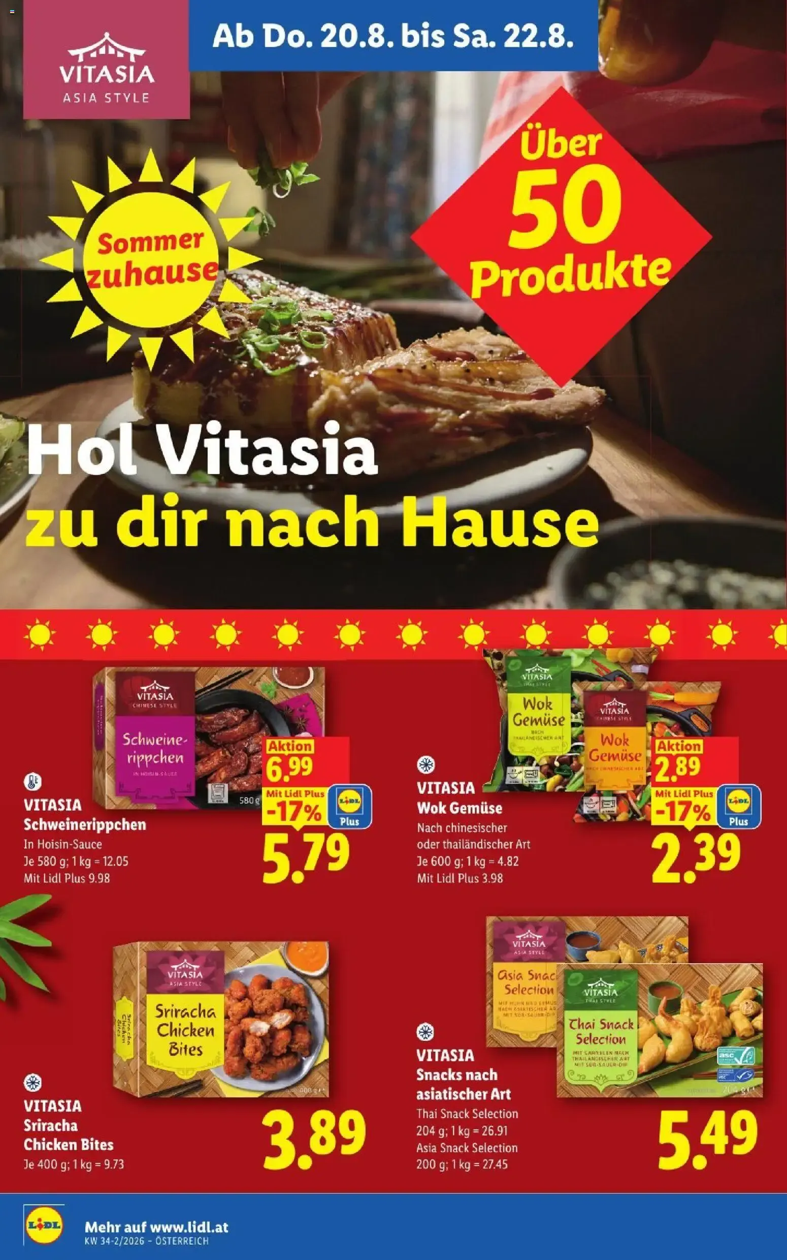 Mit Lidl Plus Österreichs günstigste Preise von 20. August bis 22. August 2026 - Flugblätt seite  14