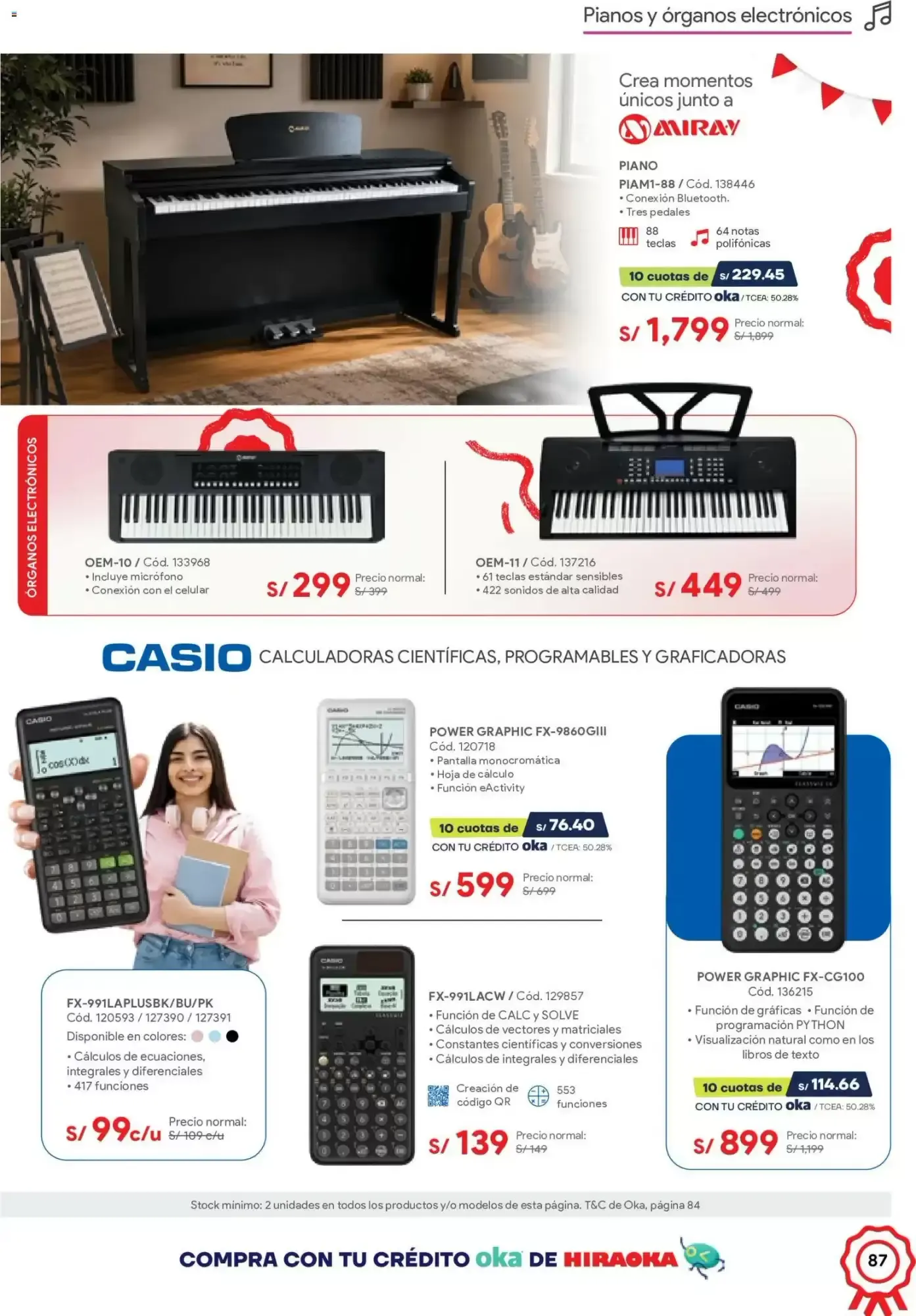 Catalogo de Catálogo Hiraoka 11 de julio al 31 de julio 2026 - Pag 87